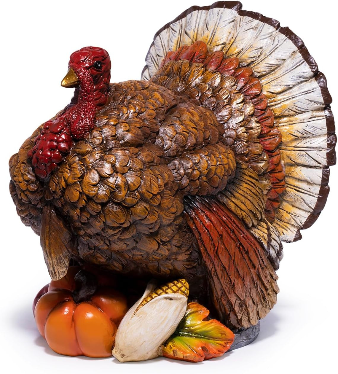 Thanksgiving Turkey Figurine, Resin Fall Tabletop Decor Thanksgiving Turkey Figurine, Resin Fall Tabletop Decor