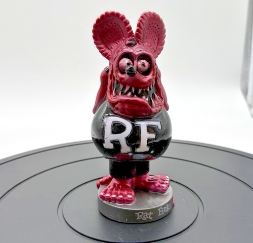 VRHTF Vtg NHRA Cool Original Rat Fink Roth Ed Big Daddy Bobblehead Wacky Wobbler