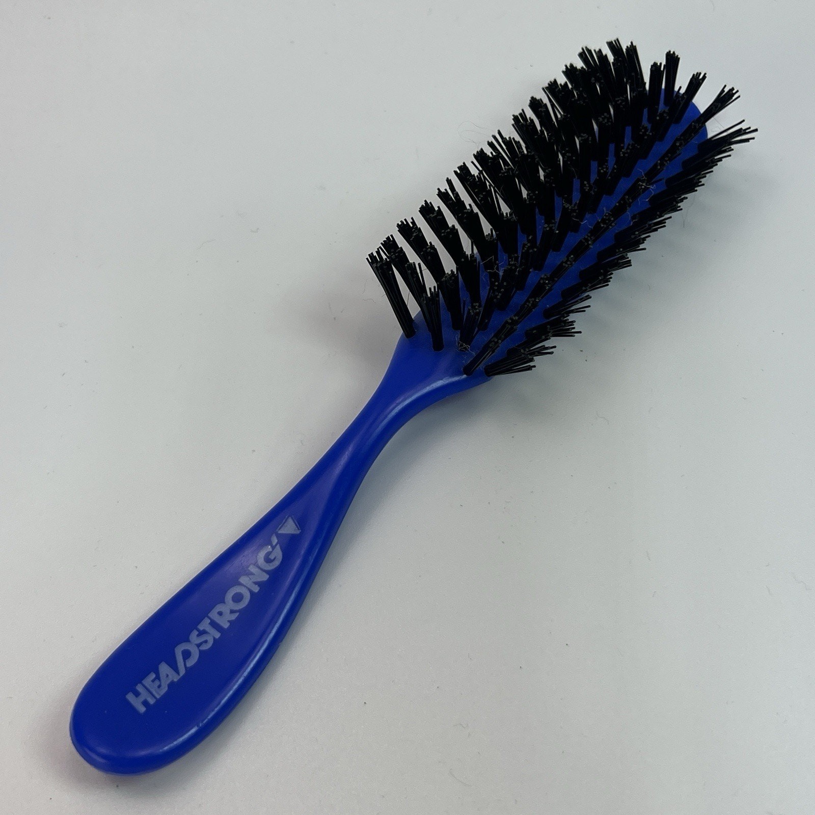 Vintage Headstrong Blue Plastic Hair Styling Brush Pocket Travel Plastic 7\