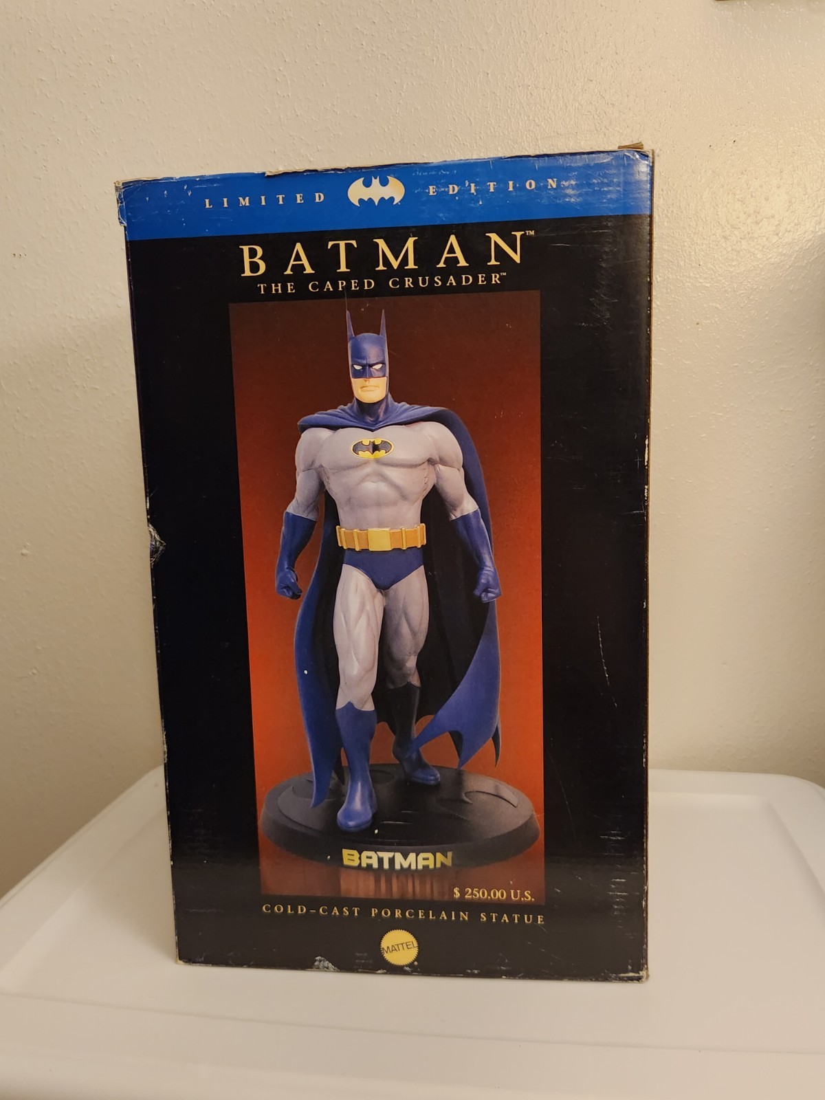 2003 Mattel Batman The Caped Crusader Limited Edition Porcelain Statue 931/1000