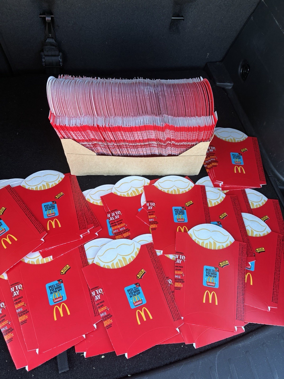 McDonald\'s 2026 Monopoly Game Lot of 100 Unpeeled Game pieces . Lowest price McDonald\'s 2026 Monopoly Game Lot of 100 Unpeeled Game pieces . Lowest price