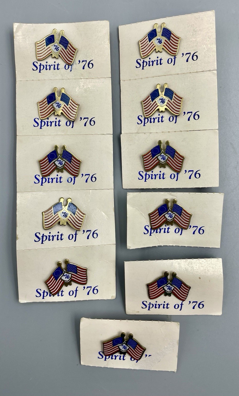 Lot of 11 Vintage 1776-1976 Bicentennial Lapel Pins Spirit of 76 Patriotic Flags Lot of 11 Vintage 1776-1976 Bicentennial Lapel Pins Spirit of 76 Patriotic Flags