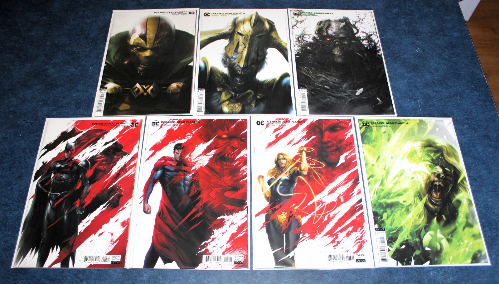 DCEASED DEAD PLANET #1 2 3 4 5 6 7 1st print COMPLETE set DC COMICS 2020 zombies