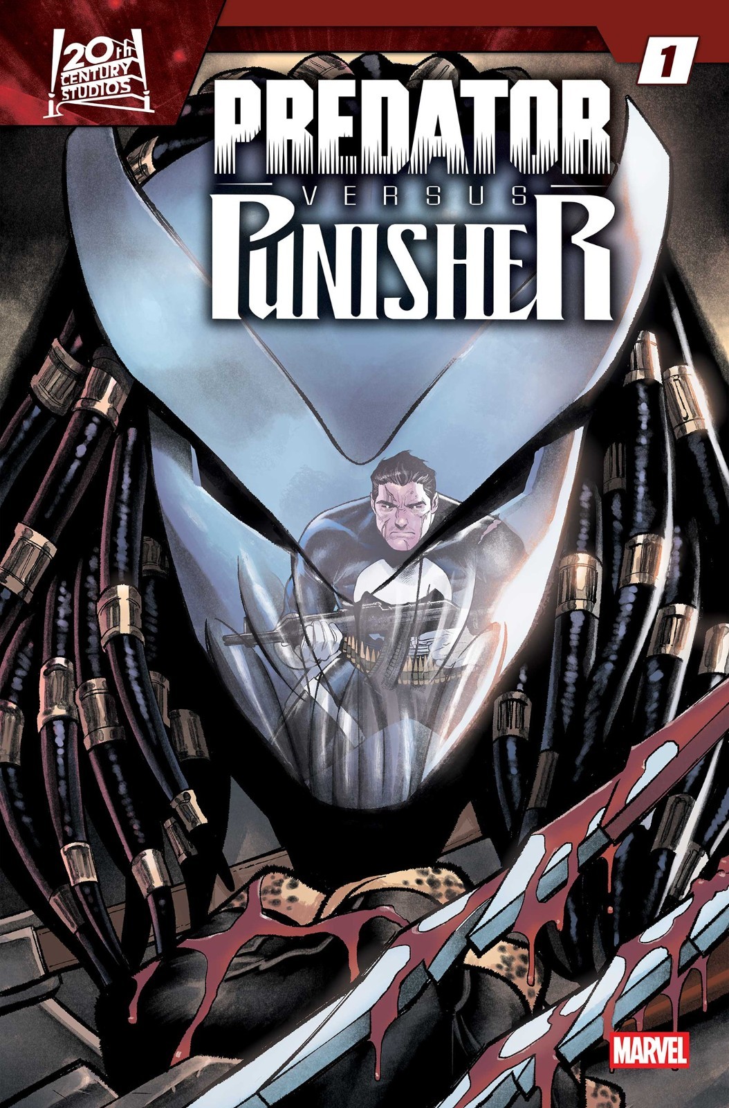 Predator vs. Punisher #1 Martin Coccolo FOIL Variant Cover PRESALE Predator vs. Punisher #1 Martin Coccolo FOIL Variant Cover PRESALE