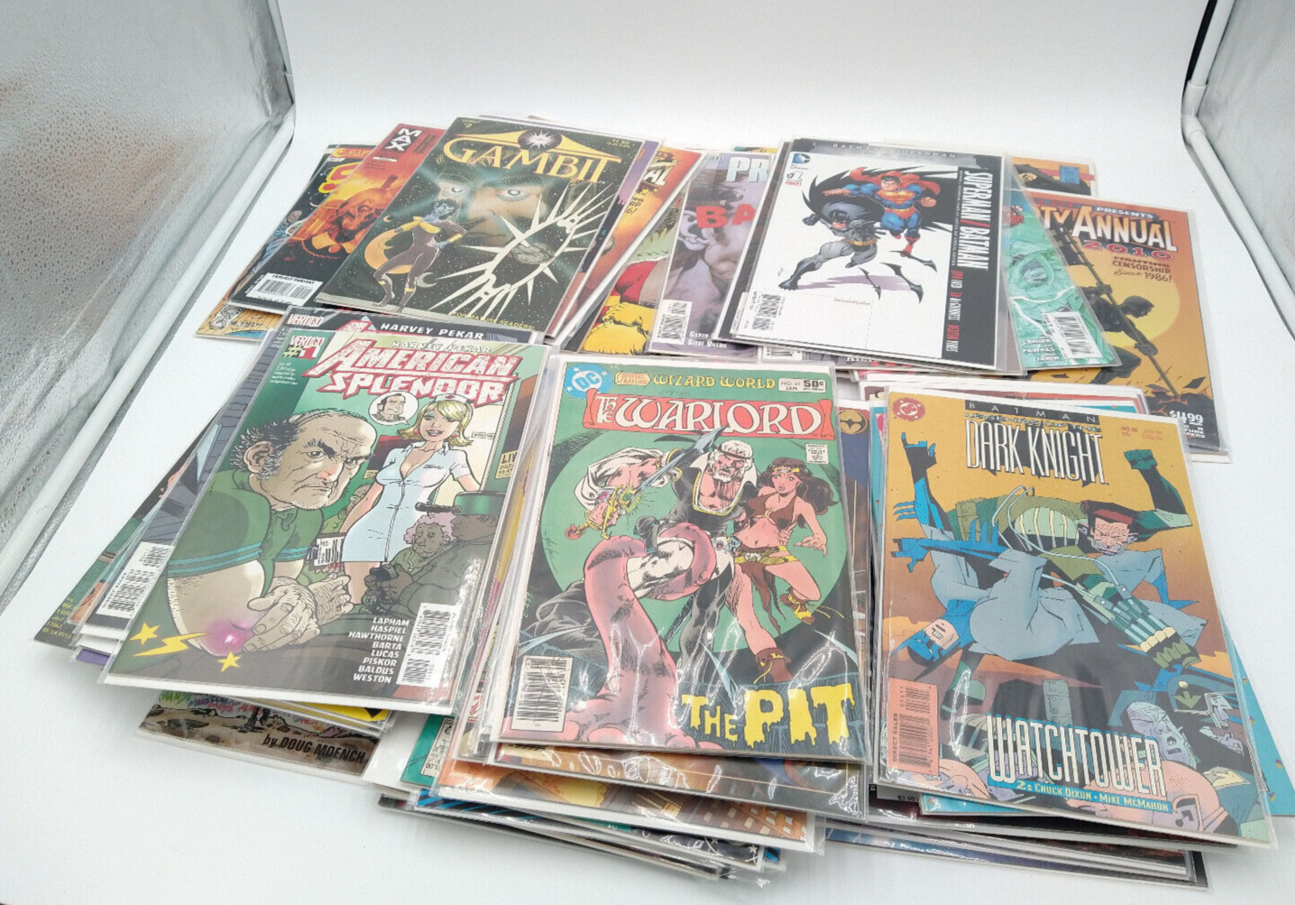 Lot of 64 Mixed Comics Lot DC, Eclipse, Max, etc.