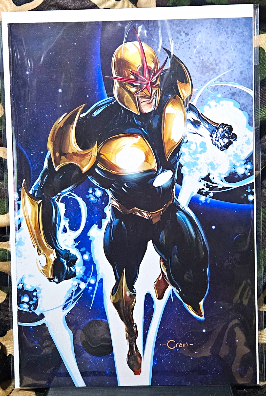 Marvel Comics Nova: Centurion #3 (1:50) Clayton Crain Virgin Variant