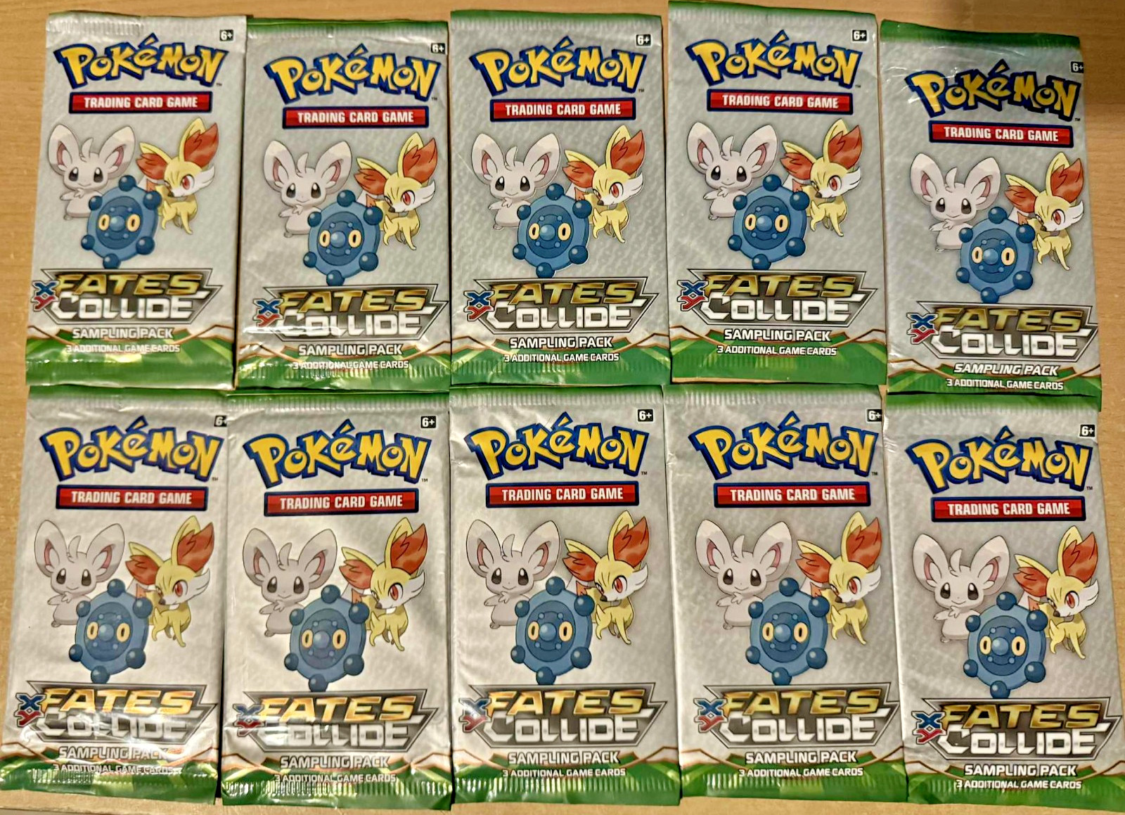 *New & Sealed* 10 x Pokemon TCG XY Fates Collide Sampling/Fun Pack *New & Sealed* 10 x Pokemon TCG XY Fates Collide Sampling/Fun Pack