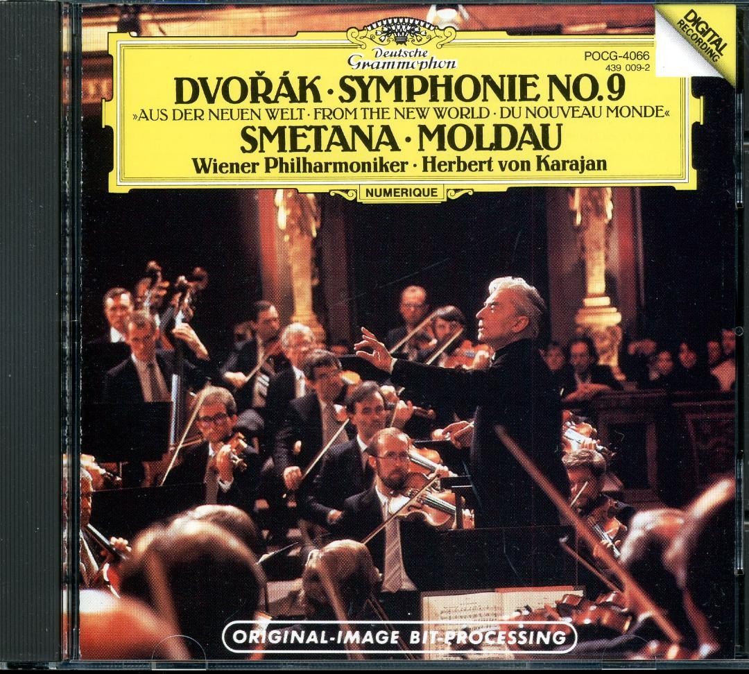 Dvorak Symphony No. 9 / Smetana The Moldau, Karajan