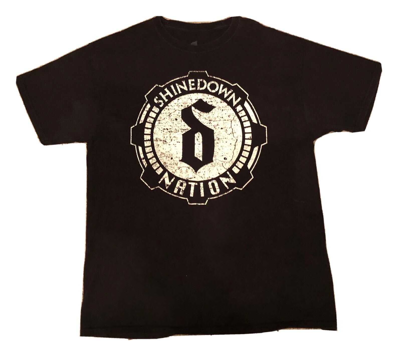 Retro Music Band Shinedown Nation Shirt Classic Black Men Unisex S-5XL