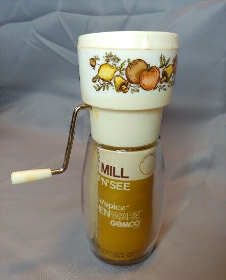Spice of Life The Nut Mill Gemco Chop N See Kitchen Ware UNUSED 1970s Vintage