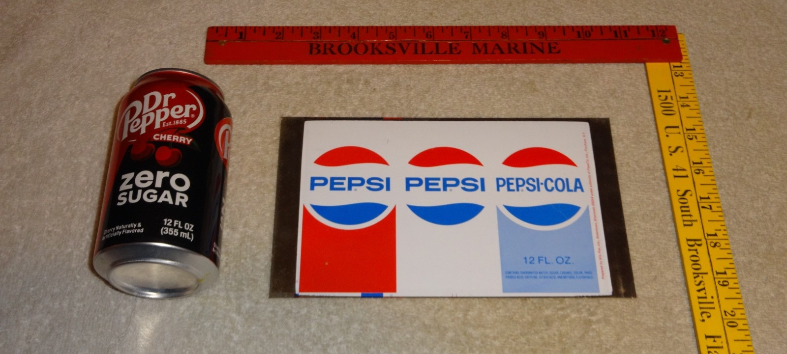 VINTAGE ANTIQUE ORIGINAL PEPSI COLA SODA 🥤 CAN METAL SIGN WISCONSIN ADVERTISING VINTAGE ANTIQUE ORIGINAL PEPSI COLA SODA 🥤 CAN METAL SIGN WISCONSIN ADVERTISING
