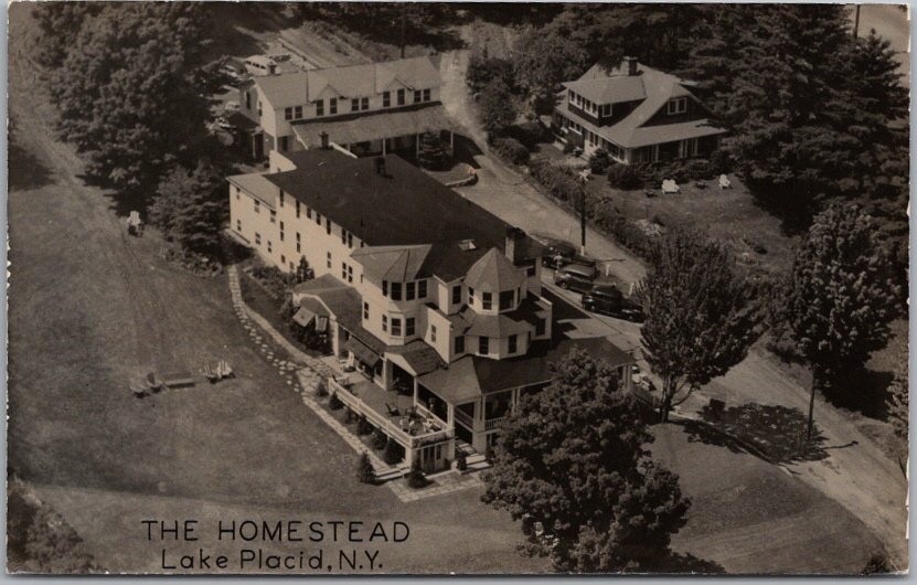 c1940s LAKE PLACID New York Real Photo RPPC Postcard \