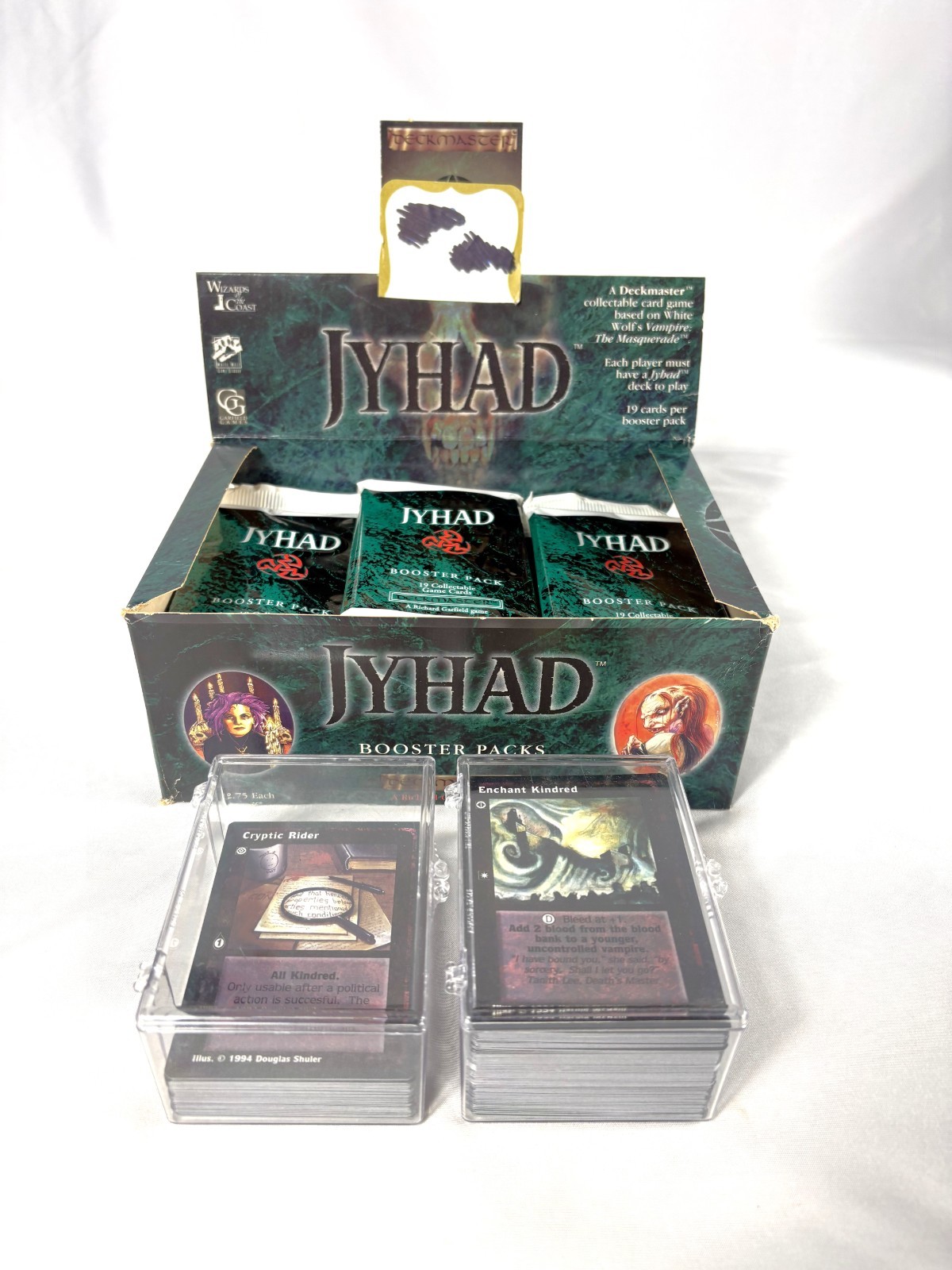 Jyhad 1994 28 Sealed Booster Packs & Miscellaneous Cards Jyhad 1994 28 Sealed Booster Packs & Miscellaneous Cards