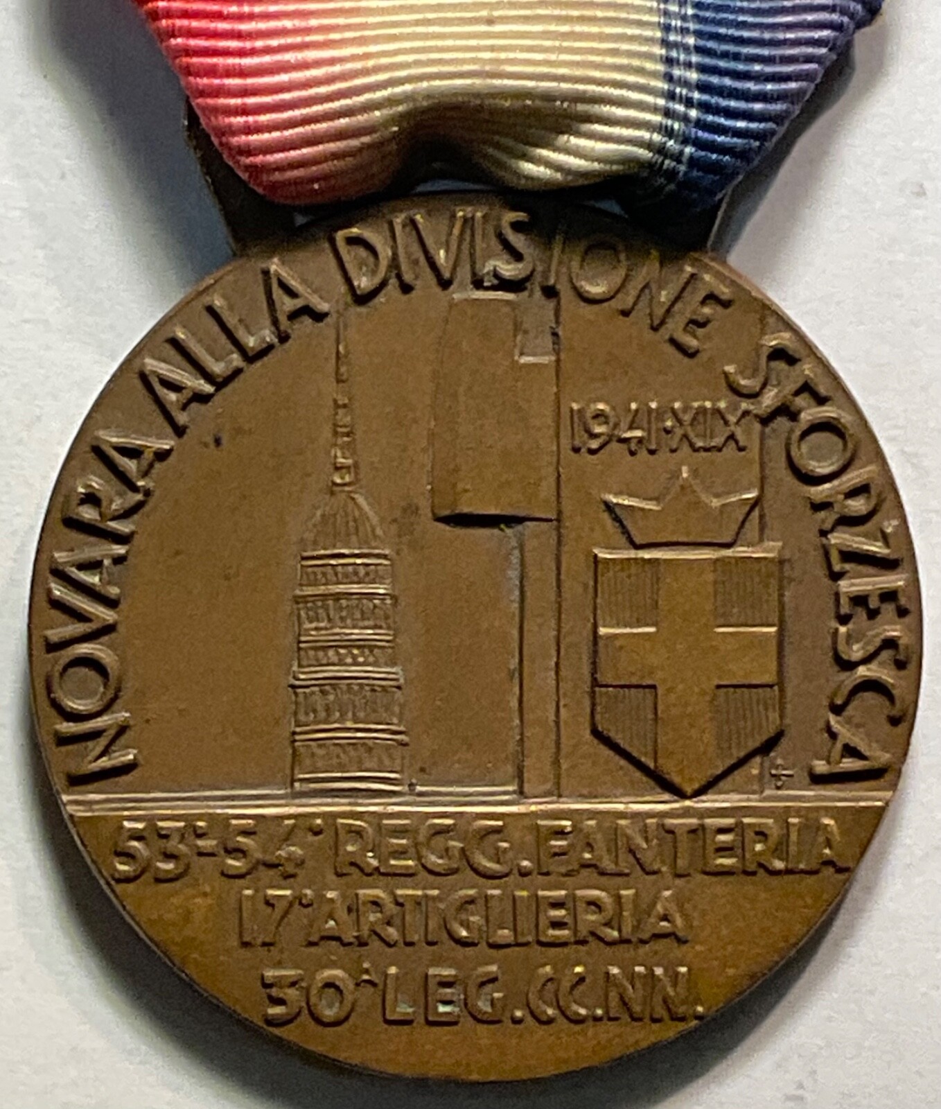 NOVARA ALLA DIVISIONE SFORZESCA 30° BTG. CC.NN. MEDAGLIA CAMPAGNA DI GRECIA 1941 NOVARA ALLA DIVISIONE SFORZESCA 30° BTG. CC.NN. MEDAGLIA CAMPAGNA DI GRECIA 1941