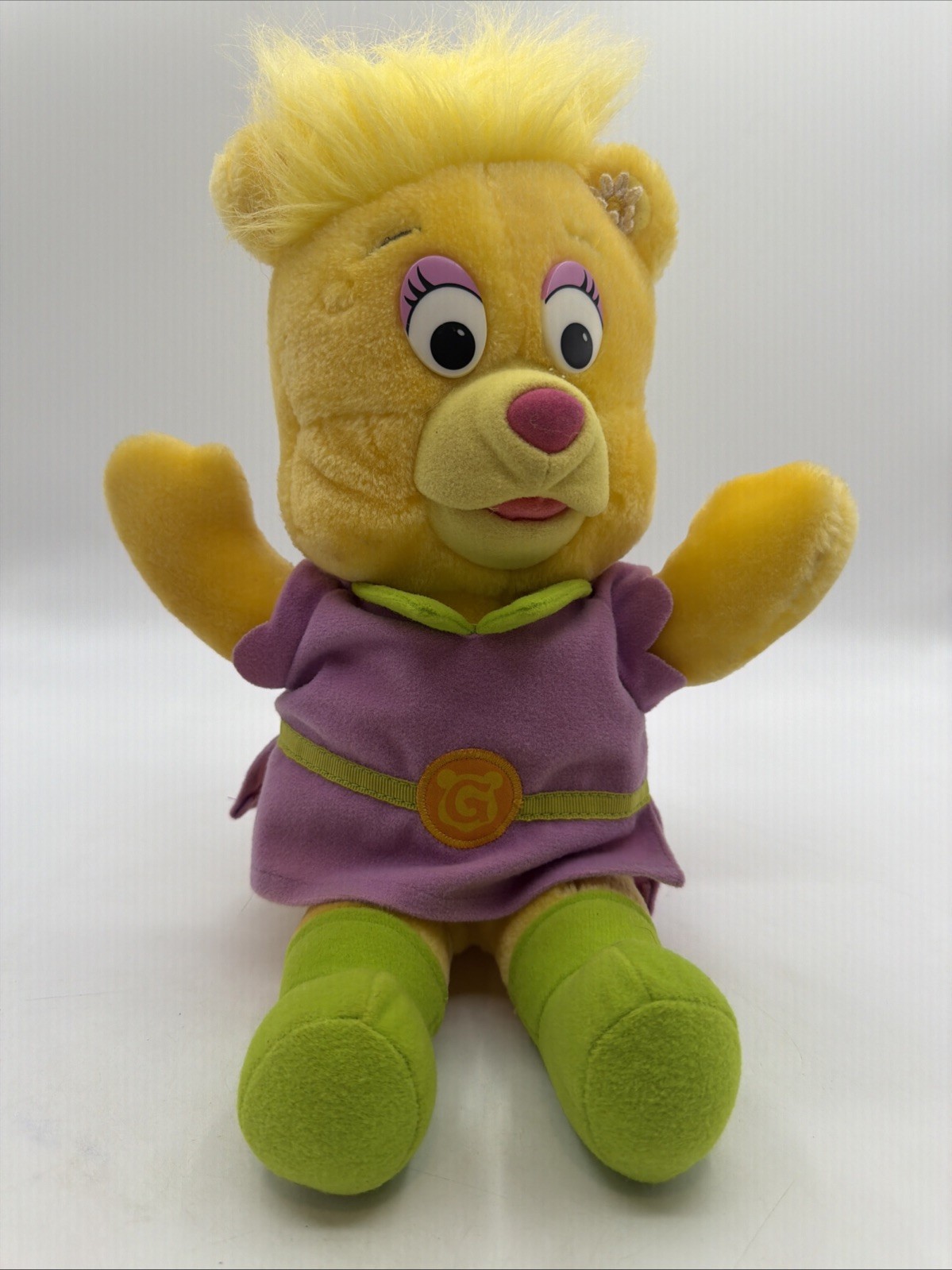 Disneys Gummi Bears Sunni Plush Stuffed Animal Doll Toy Girl 1985 80s Vintage