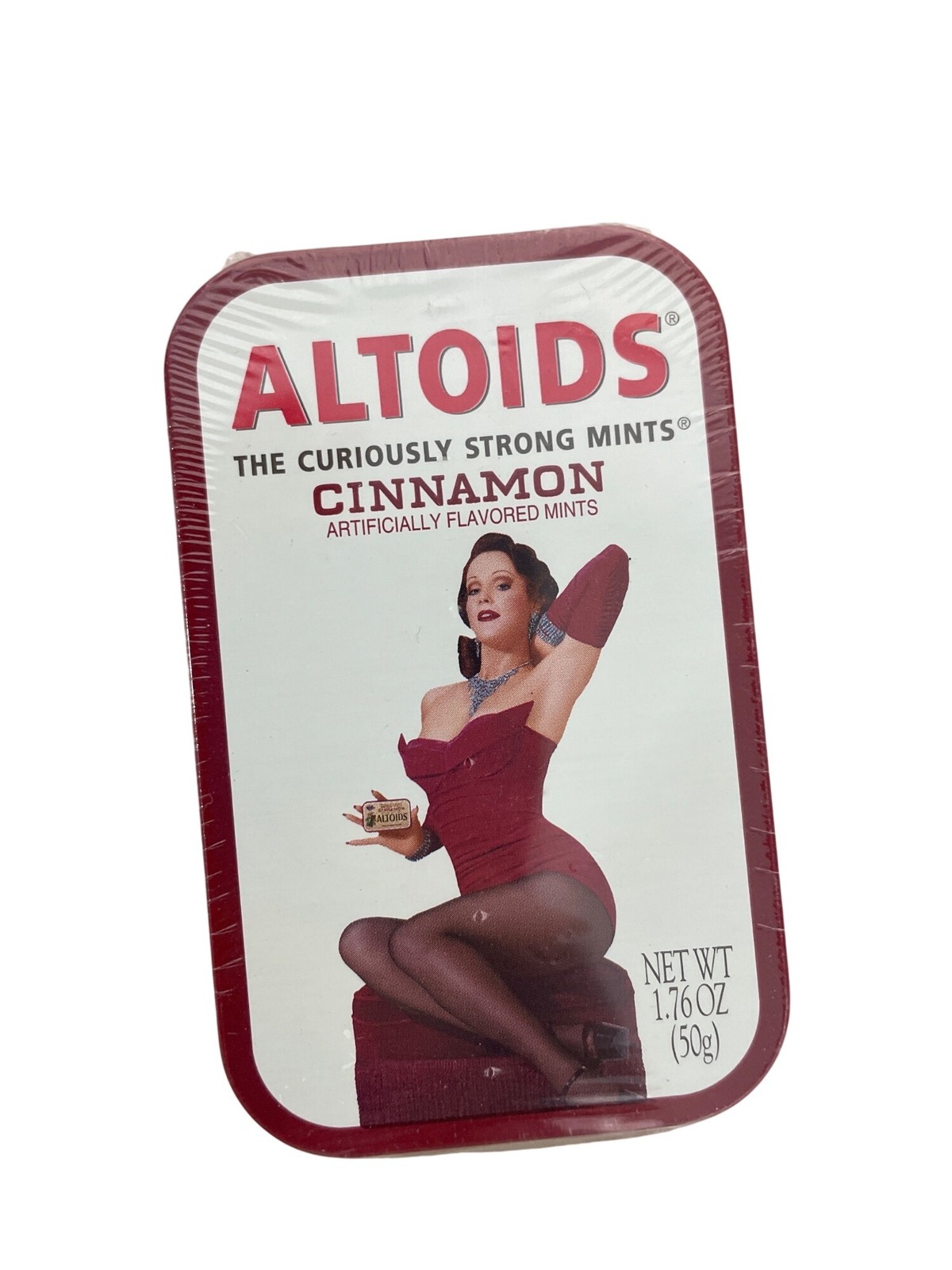 Altoids Cinnamon Mints Tin 50g Limited Edition Pinup Girl Retro Vintage Sealed Altoids Cinnamon Mints Tin 50g Limited Edition Pinup Girl Retro Vintage Sealed
