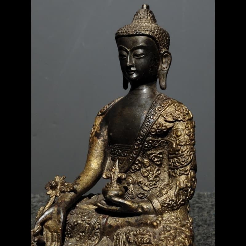 Old Chinese Buddhism Bronze 9\