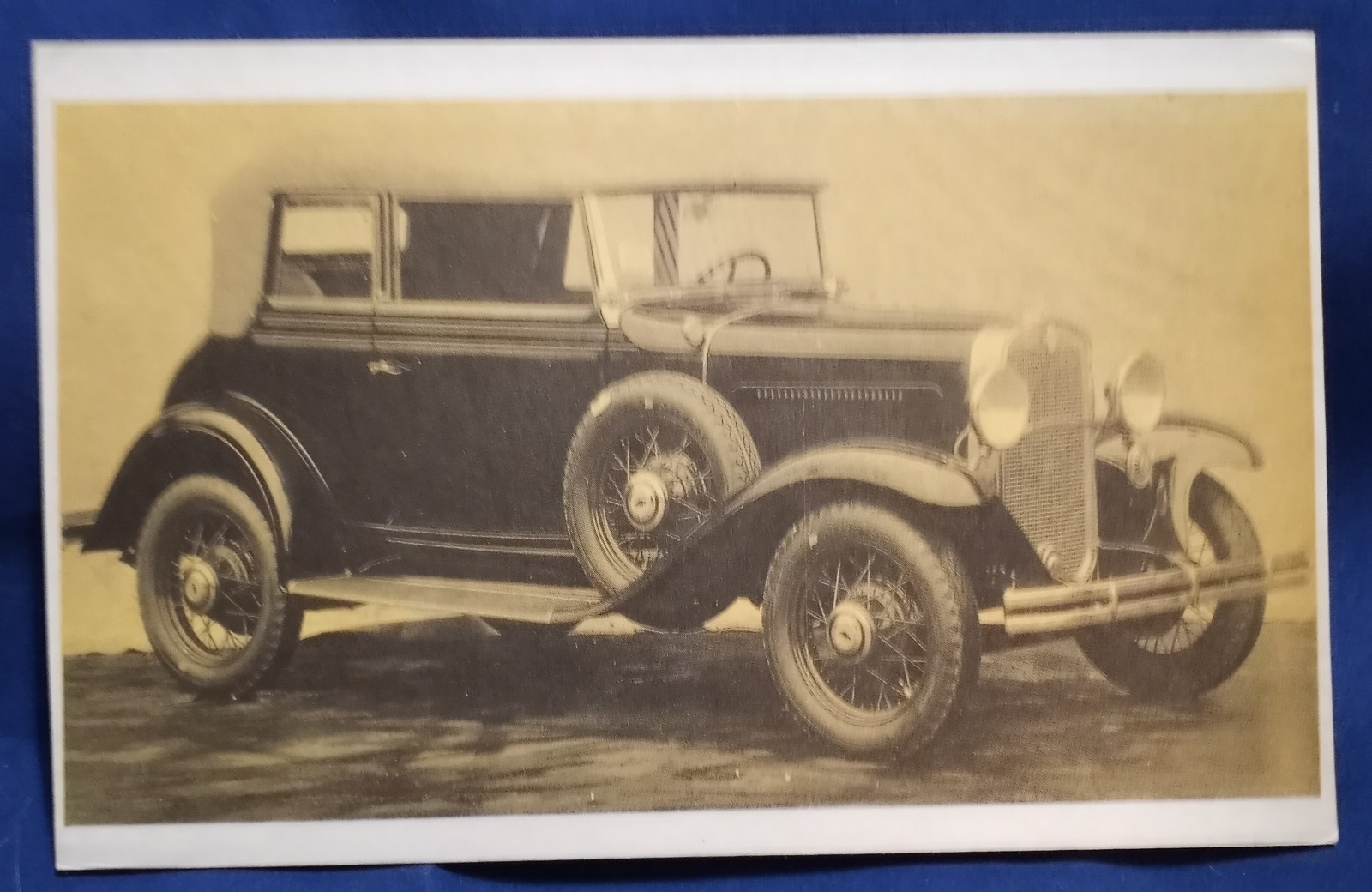 Vintage 1931 Chevrolet Landau Phaeton 6 Cyl. Advertising Card General Motors