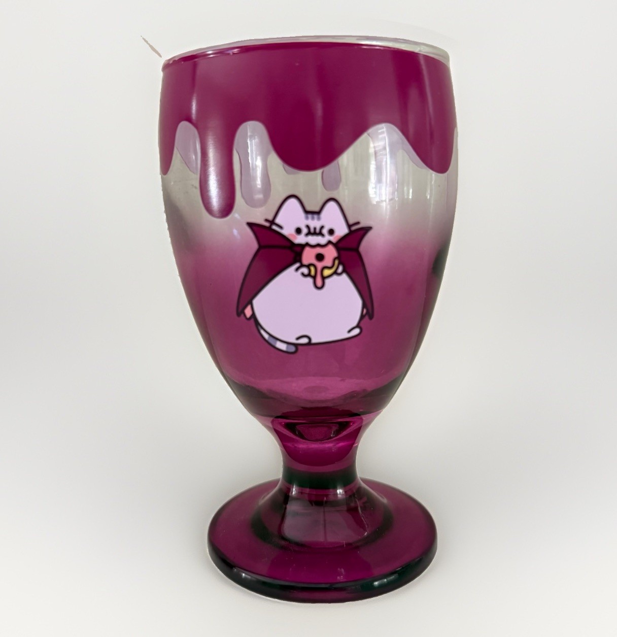 Pusheen Vampurr Goblet Fall Box 2022 Halloween Vampire Kawaii Glass Cup Cat