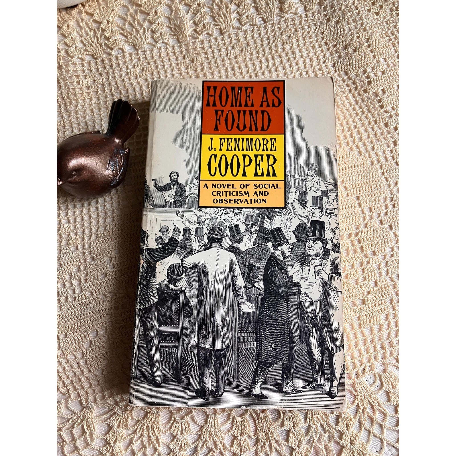 1961 Home As Found by J. Fenimore Cooper Vintage Classic American Literature
