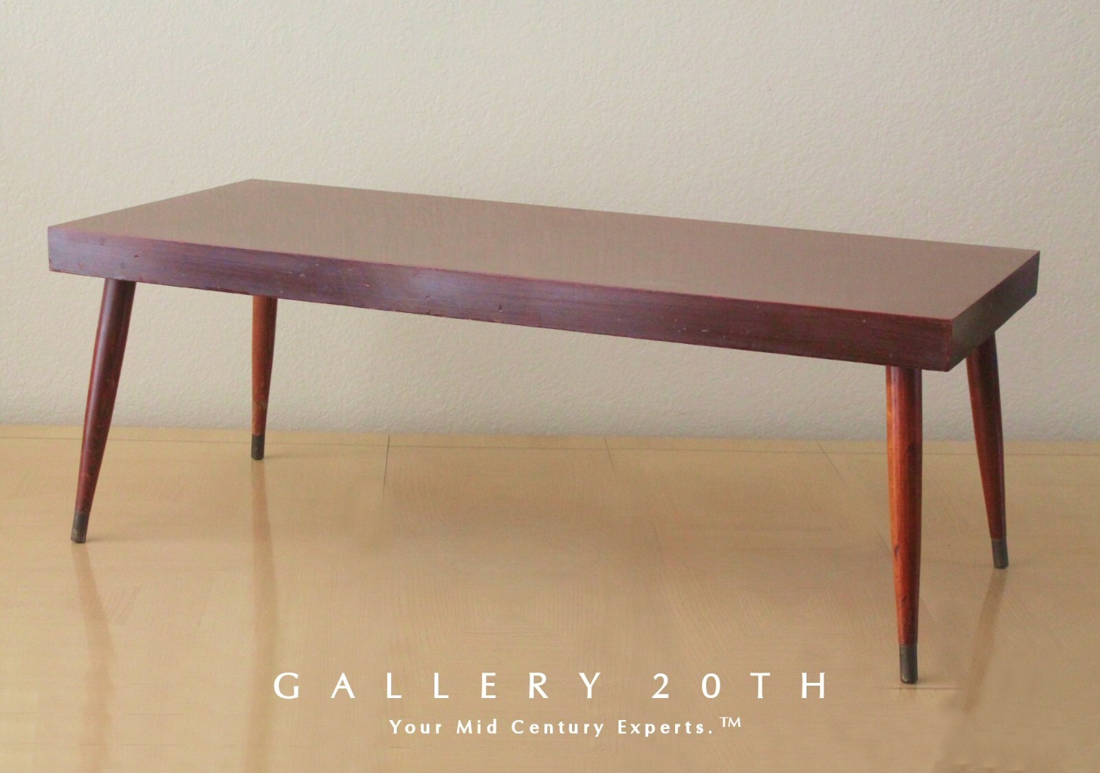 GORGEOUS MID CENTURY WOOD COFFEE TABLE MCCOBB RISOM KAGAN ERA 50S 60S MAHOGANY