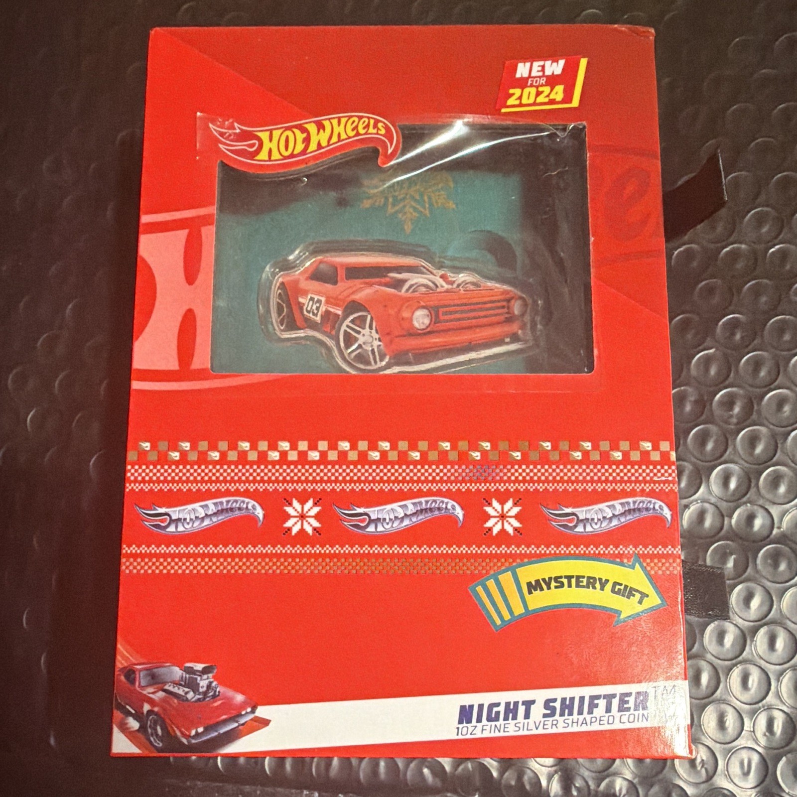 🔥 PAMP 🔥 2024 Hot Wheels Night Shifter 1 oz .9999 Silver Coin Proof-Like