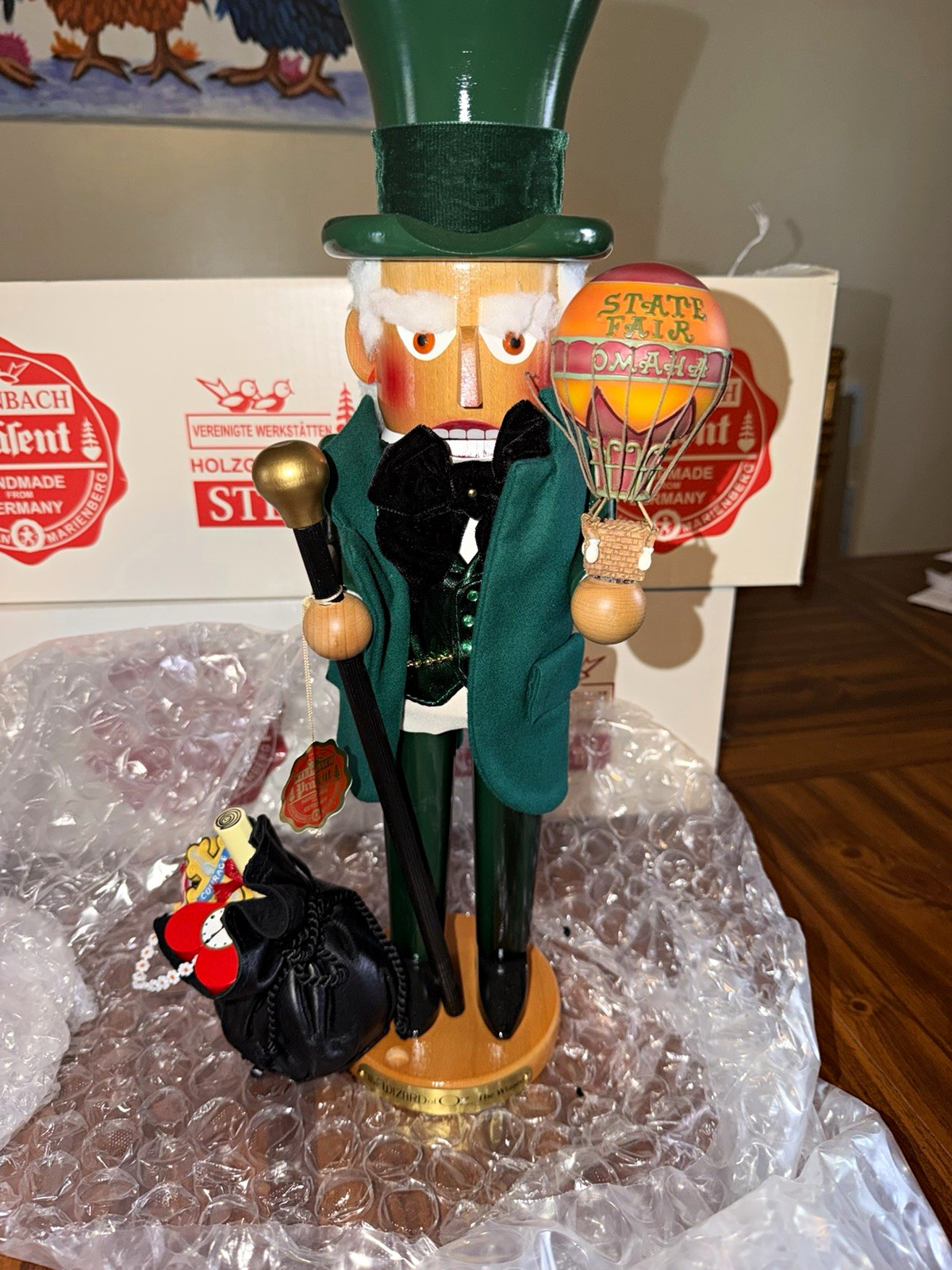 2004 Steinbach Wizard of Oz Nutcracker S1808 *SIGNED BY CHRISTOPHER STEINBACH*