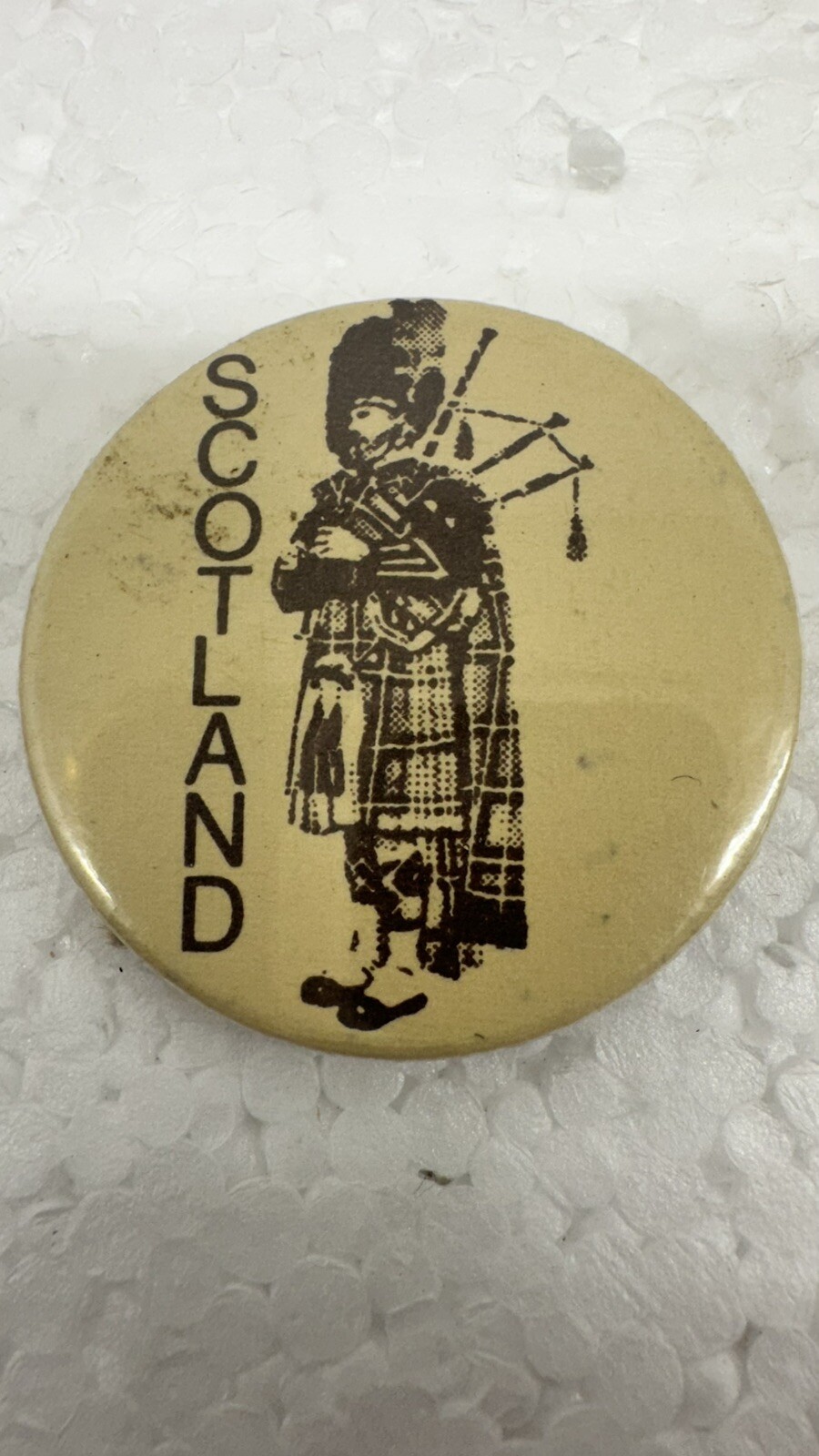 Vtg SCOTLAND Scottish Bagpipes Glasgow Edinburgh Skye Stirling Perth Badge Vtg SCOTLAND Scottish Bagpipes Glasgow Edinburgh Skye Stirling Perth Badge