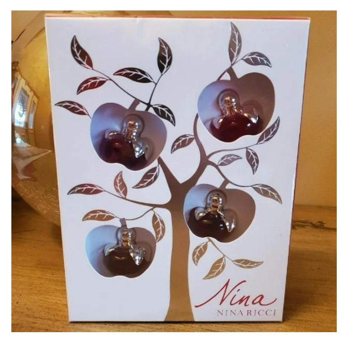 Nina by NINA RICCI Parfums Mini Perfume .13 oz / 4 ml Miniature EDT Coffret Set Nina by NINA RICCI Parfums Mini Perfume .13 oz / 4 ml Miniature EDT Coffret Set
