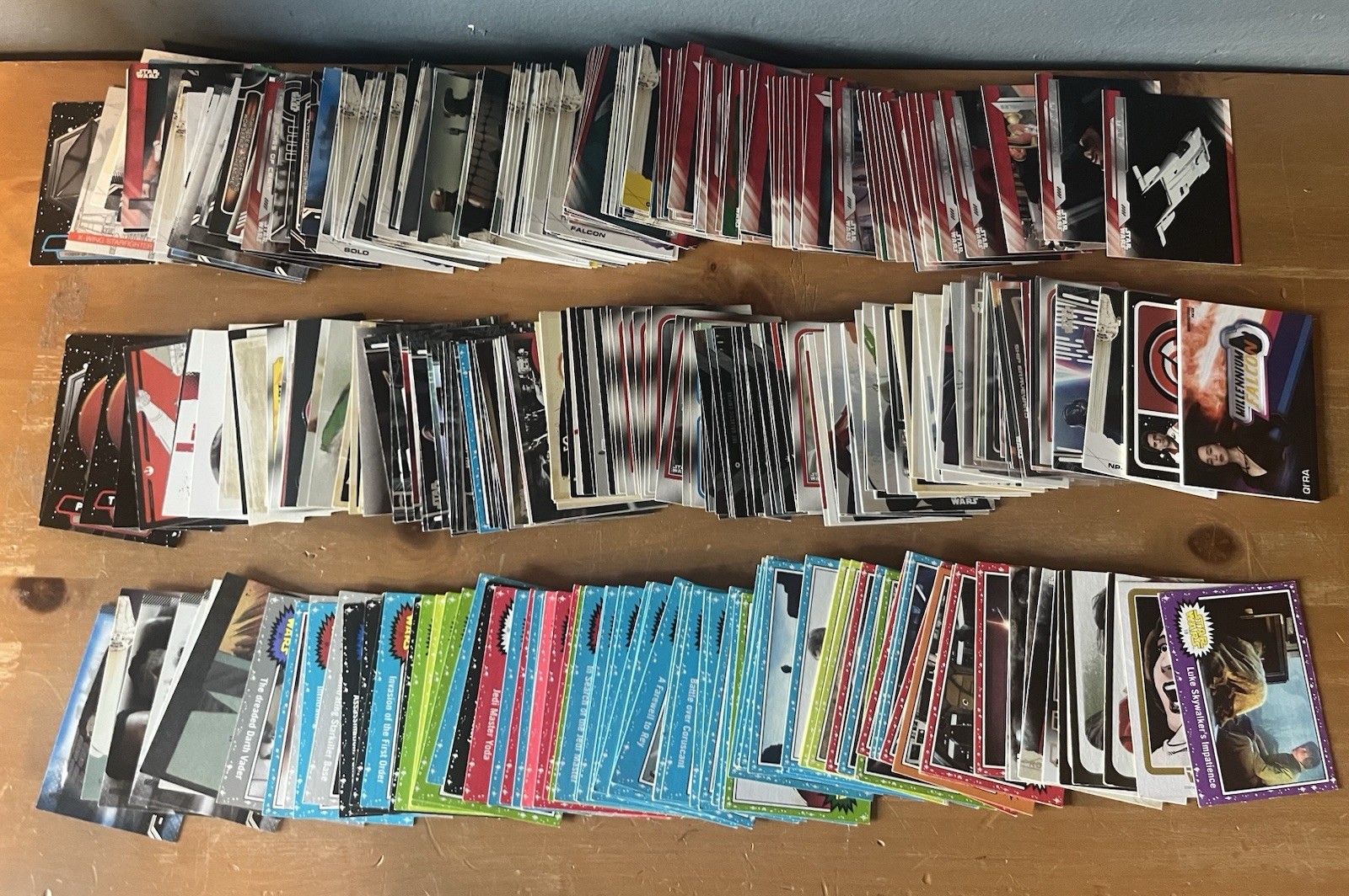 Topps Star Wars Trading Card Lot 350+ Cards All Sagas Rare Cards