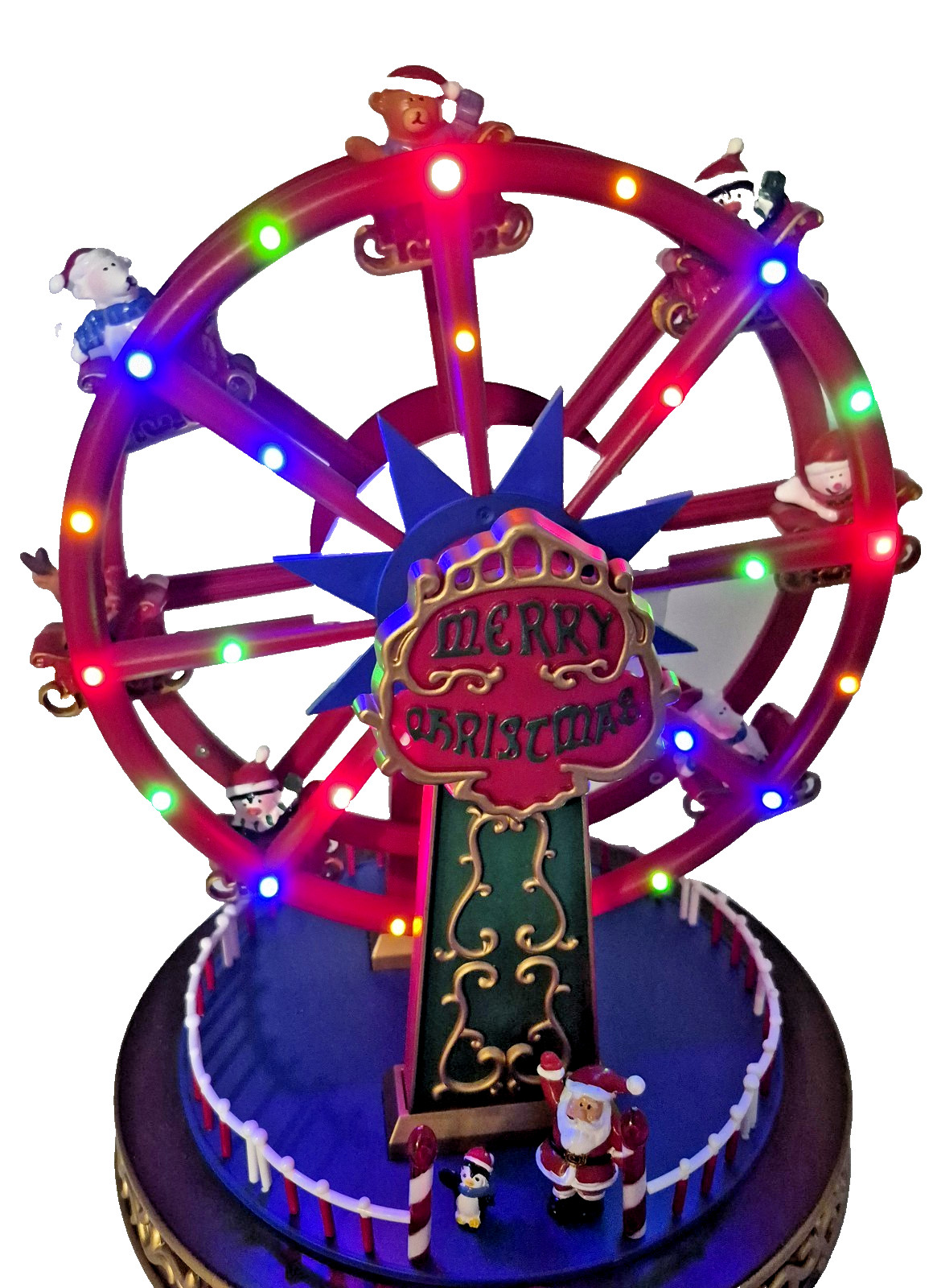 Holiday Christmas Ferris Wheel Music And Lights Holiday Christmas Ferris Wheel Music And Lights