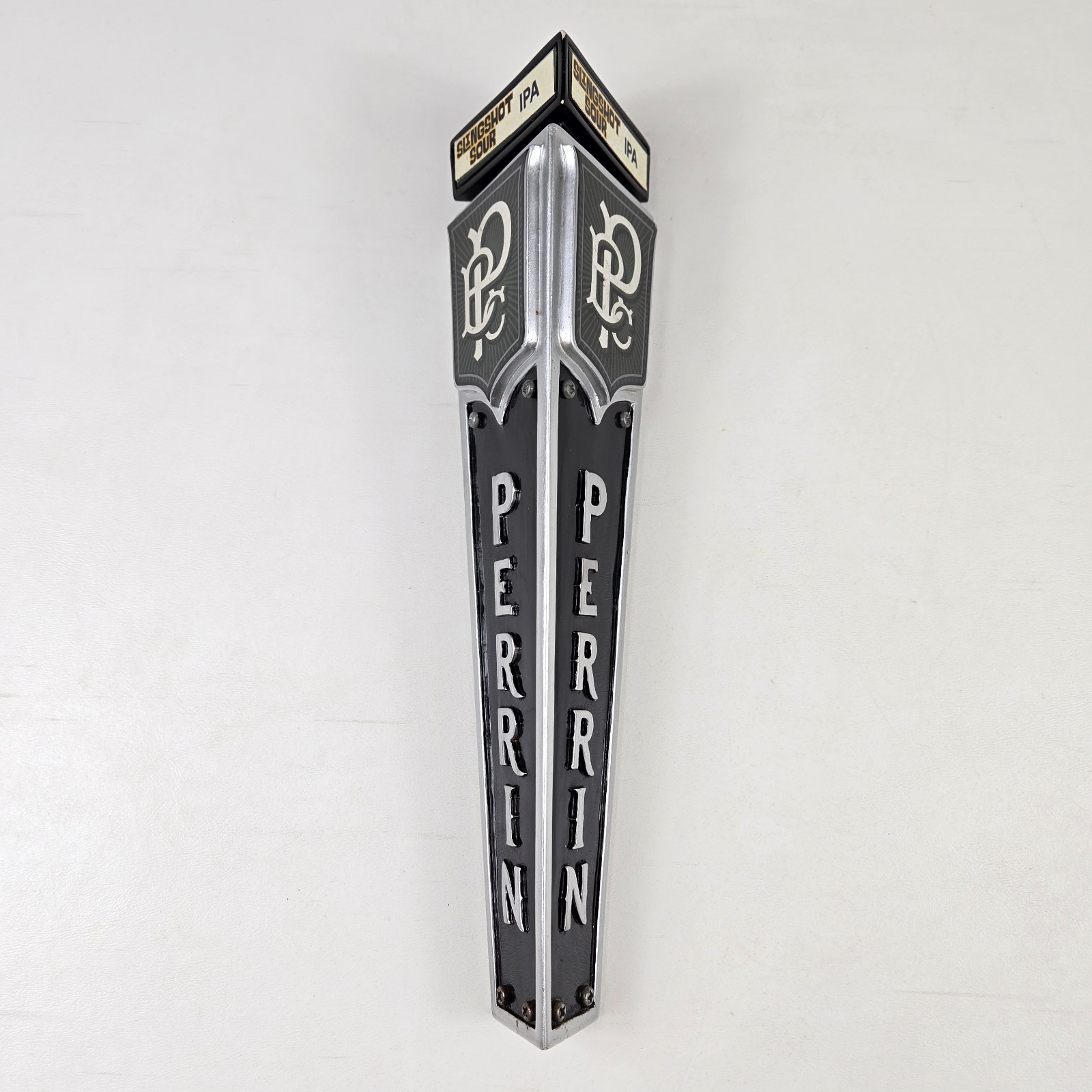 Perrin Brewing Company Slingshot Sour IPA Beer Keg Tap Handle 12\