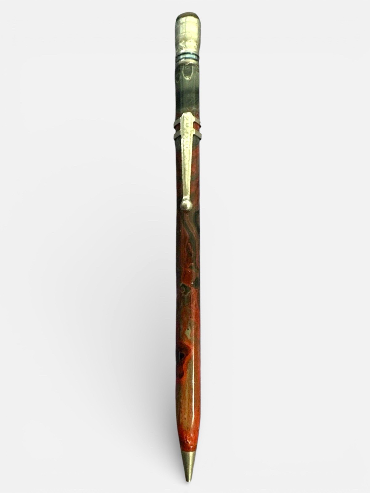 Vintage A.L.P. CO VELVET Marbled Celluloid Mechanical Pencil