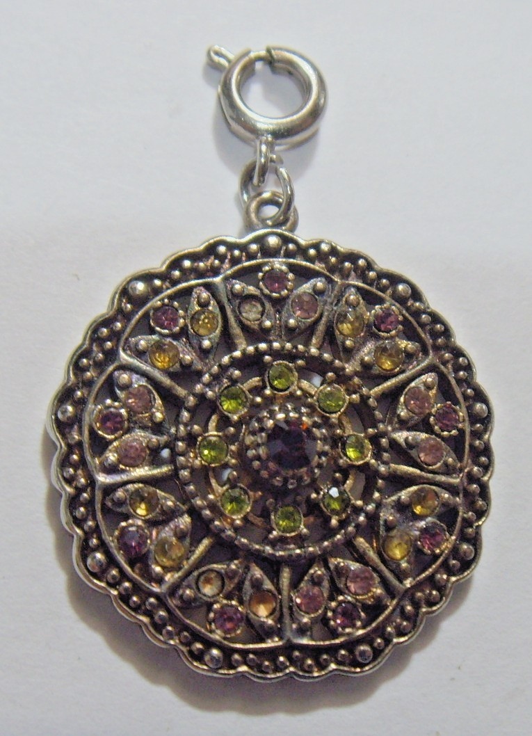 1950s vintage scarce Bahai faith temple emblem diamante gems pendant 55003 1950s vintage scarce Bahai faith temple emblem diamante gems pendant 55003