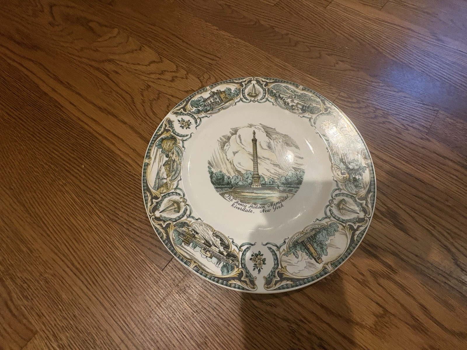 1951 HENRY HUDSON COMMEMORATIVE PLATE - Commissioned By North Side Savings Bank
