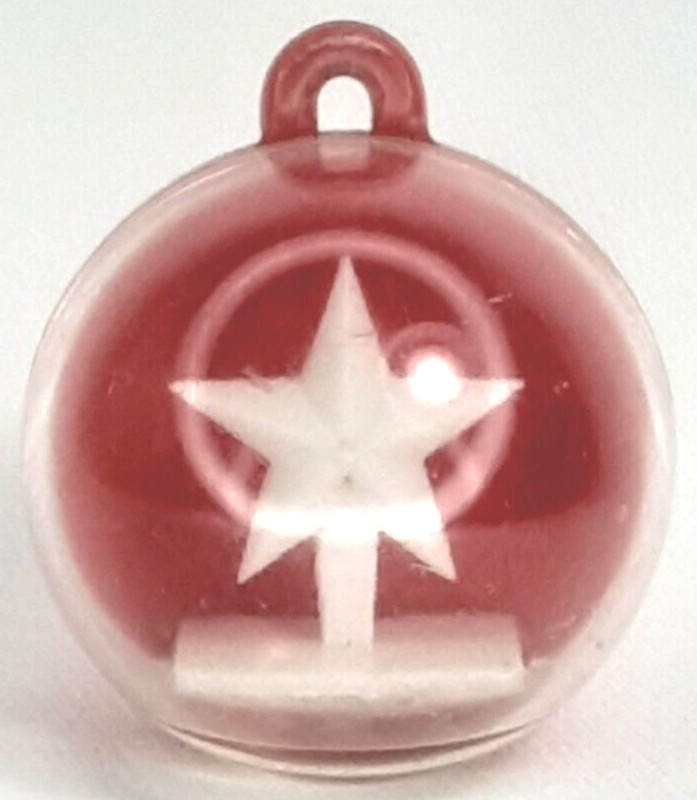 Vintage 1950s Jewelbrite Decor Novelties Star Diorama Christmas Ornament