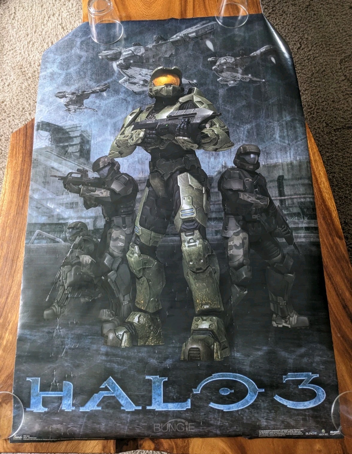 Halo 3 Master Chief & Spartans RARE Original 2008 Microsoft #9308 Poster Halo 3 Master Chief & Spartans RARE Original 2008 Microsoft #9308 Poster