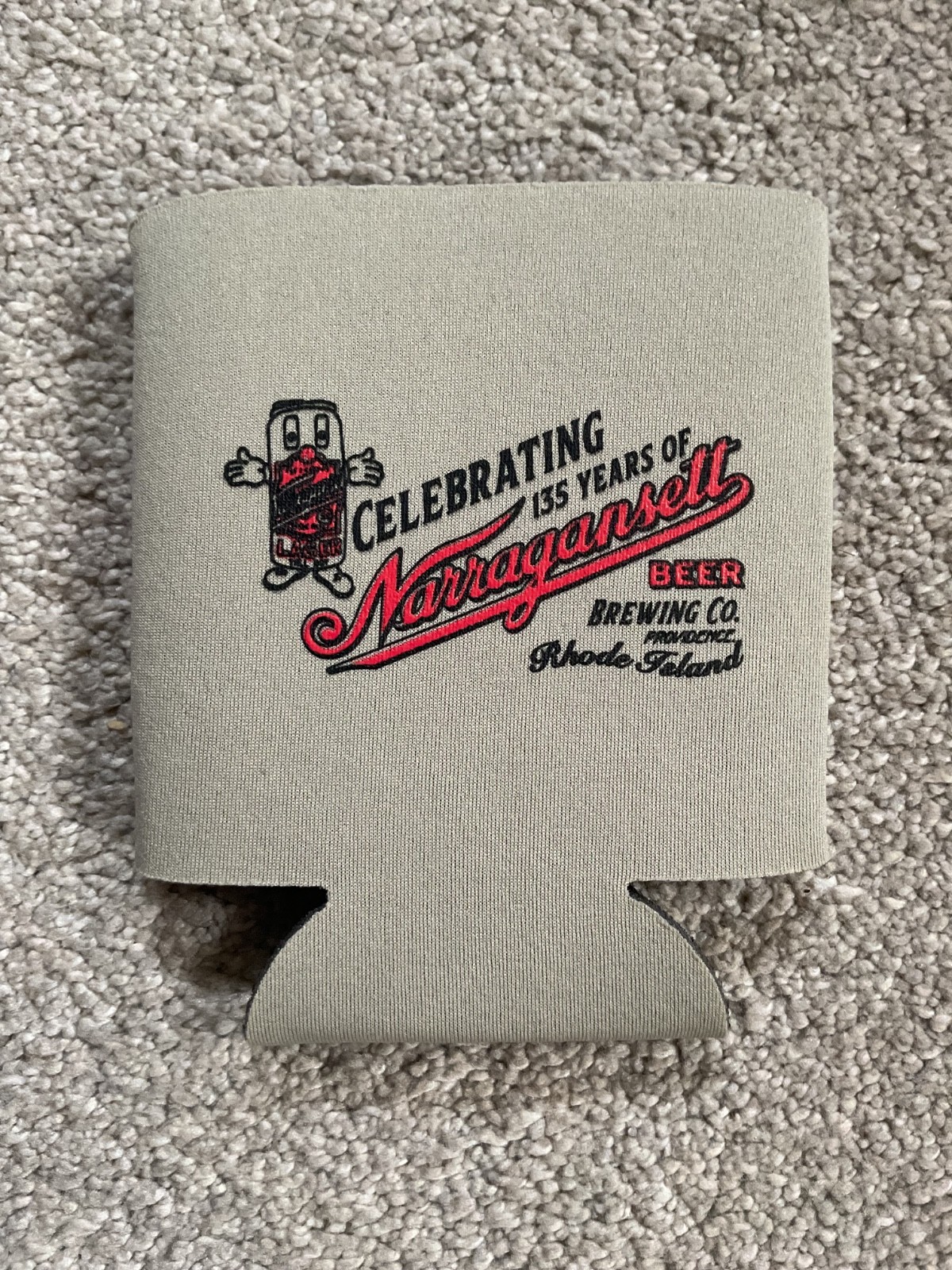2025 Narragansett Beer 135 Years Bottle Can Coozie Koozie Rhode Island
