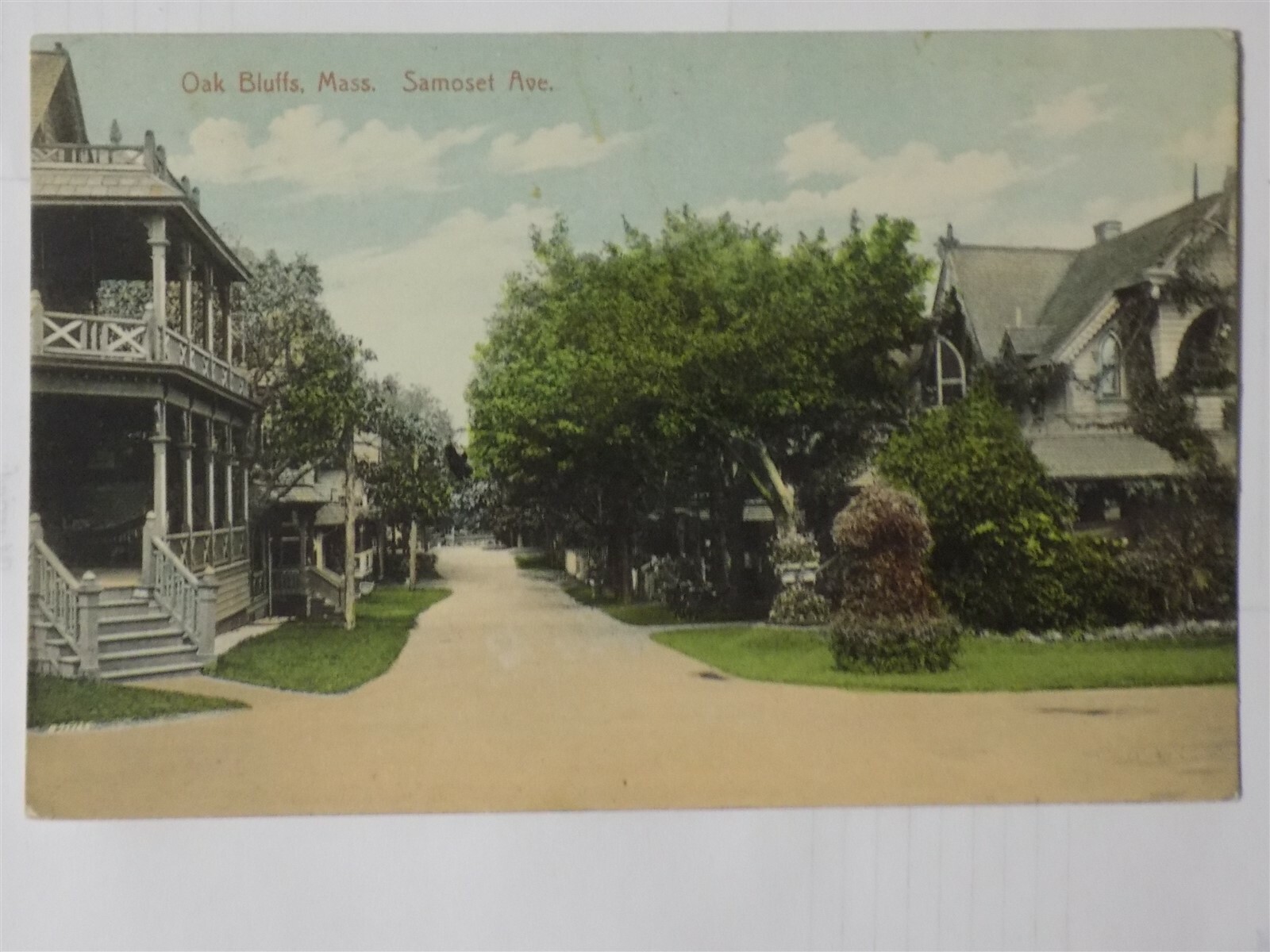 Oak Bluffs, Massachusetts MA ~ Samoset Avenue 1910 L684
