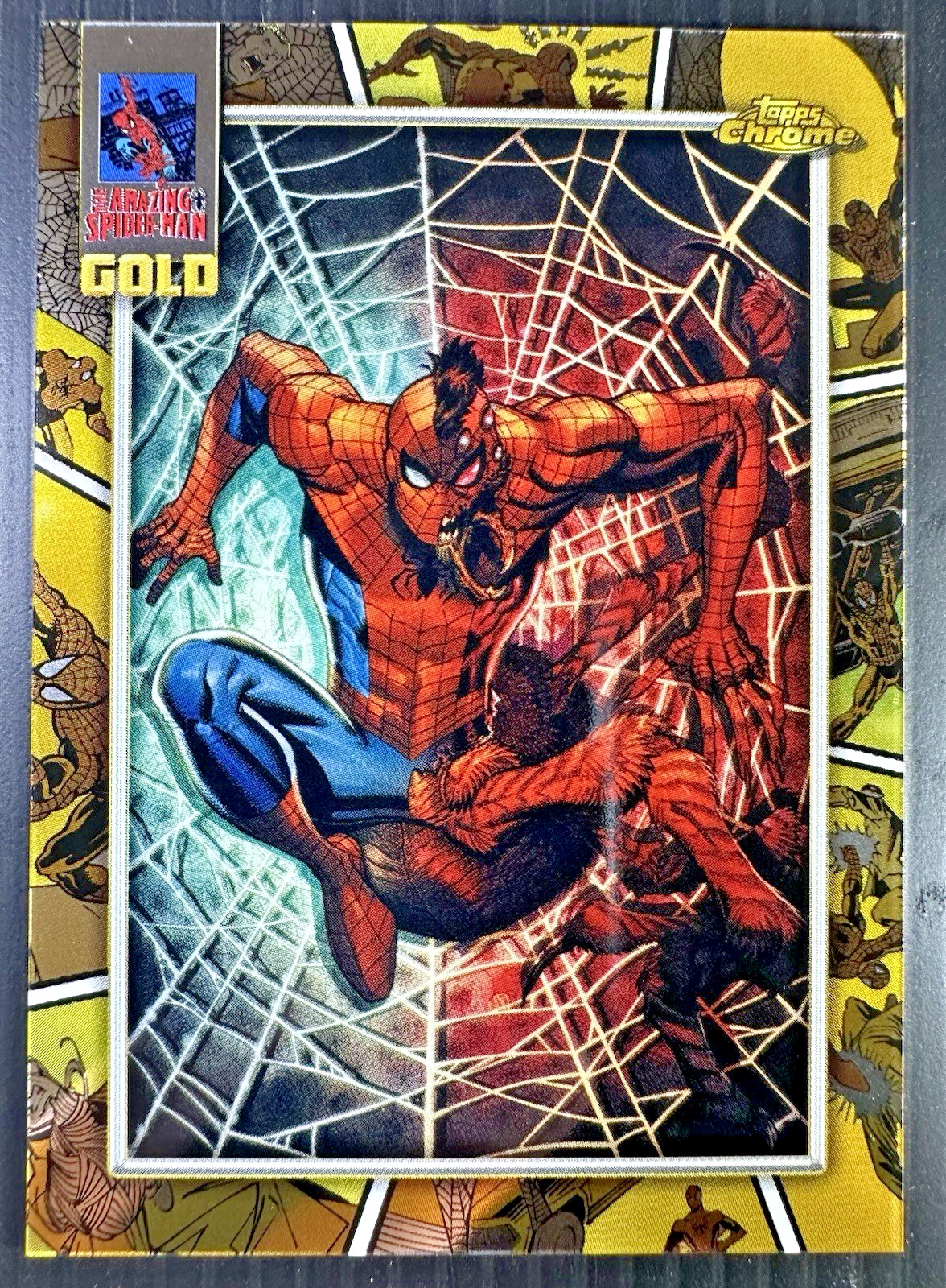 2024 Topps Chrome Marvel Savage Spider-Man #1 Spider-Man GOLD #SG-3 SP