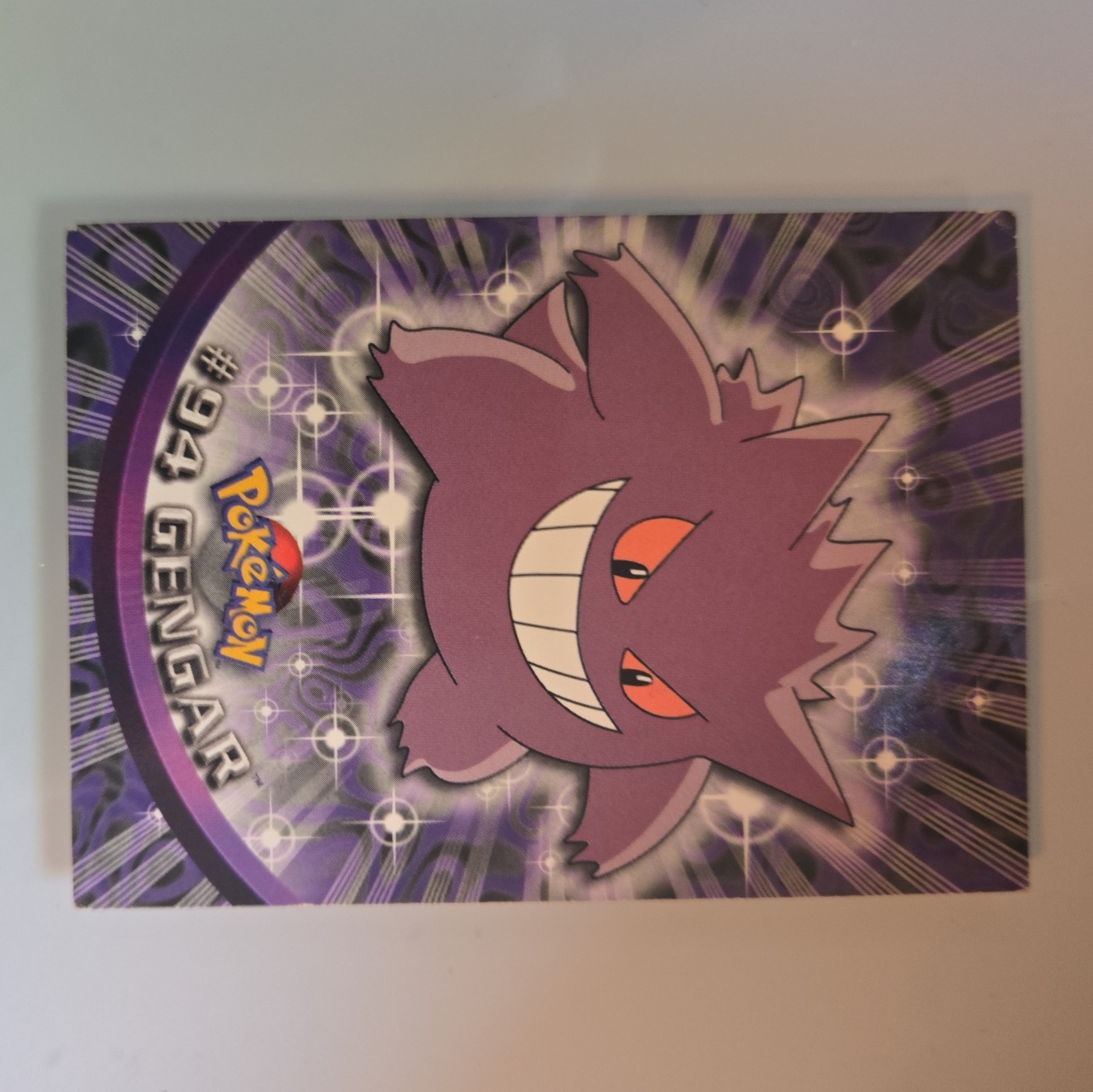 1999 Pokemon Topps Gengar #94 Blue Logo Card HP