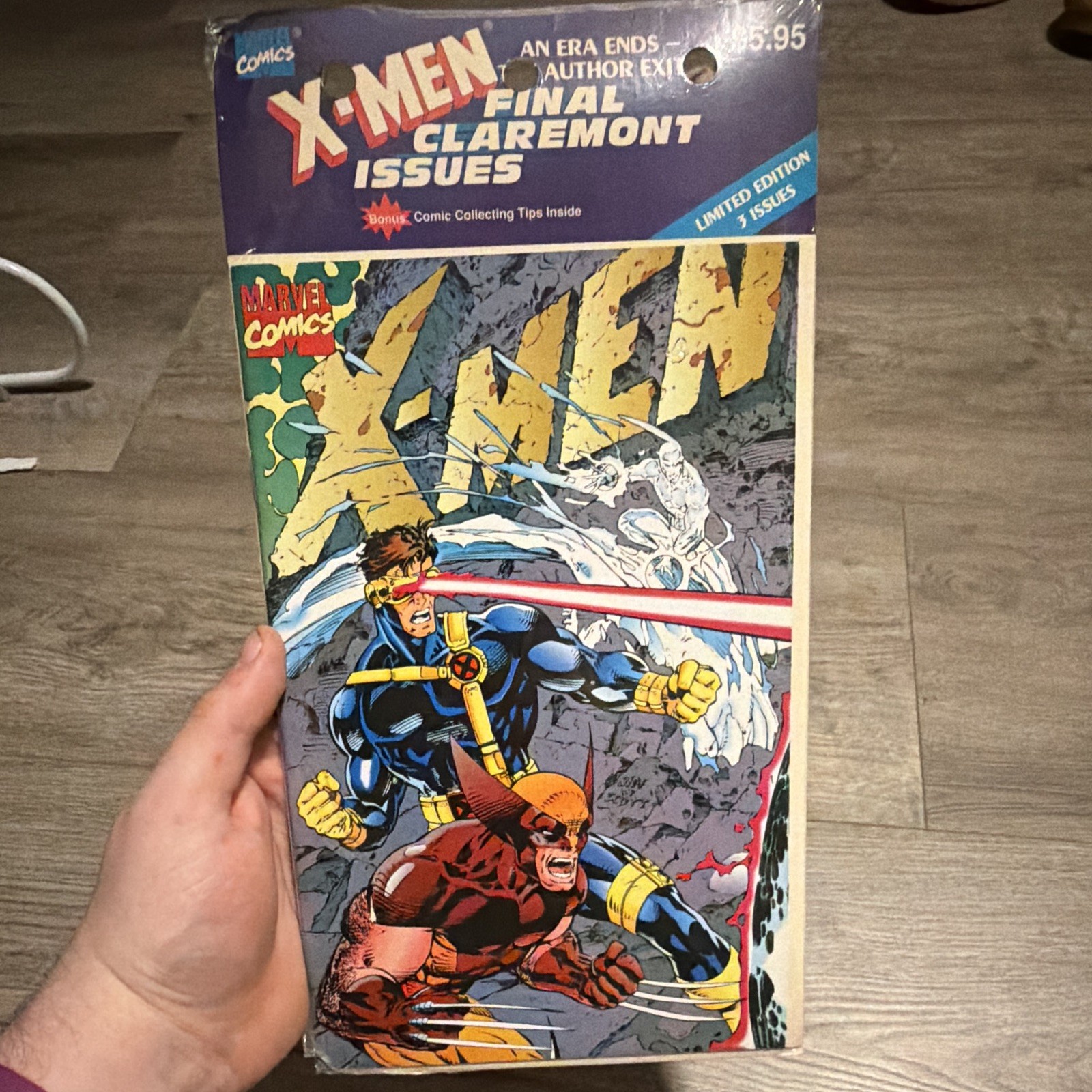 Marvel Comics X-Men Final Claremont Issues 3-Issue Lot 1991 Limited Edition Marvel Comics X-Men Final Claremont Issues 3-Issue Lot 1991 Limited Edition