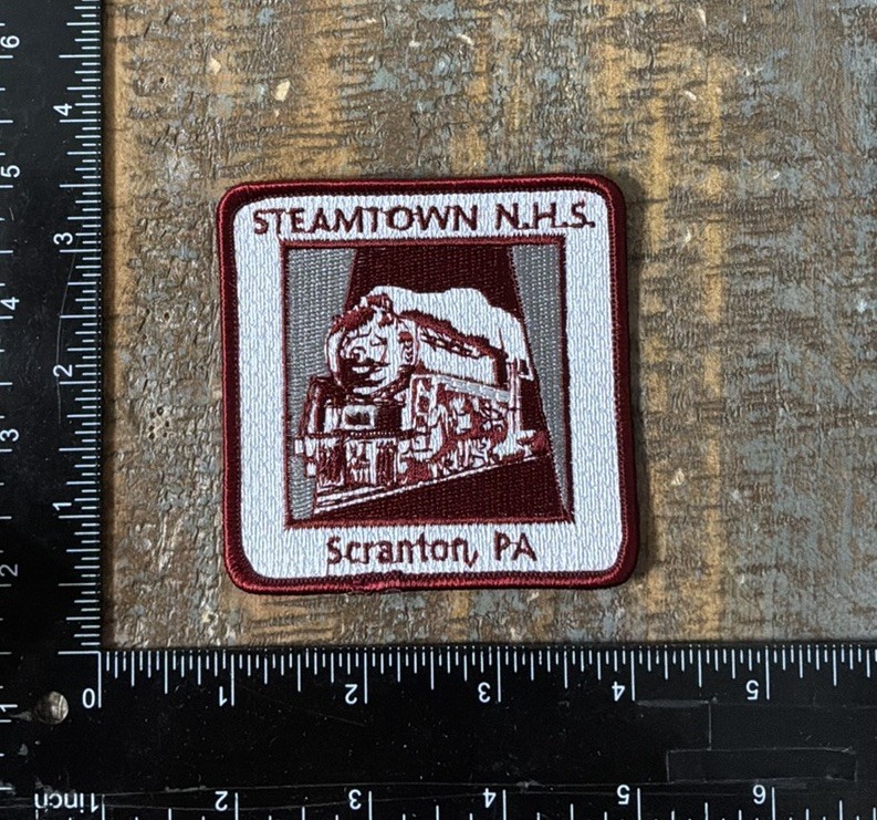 Vintage Steamtown National Historic Site Scranton Pennsylvania Train Patch
