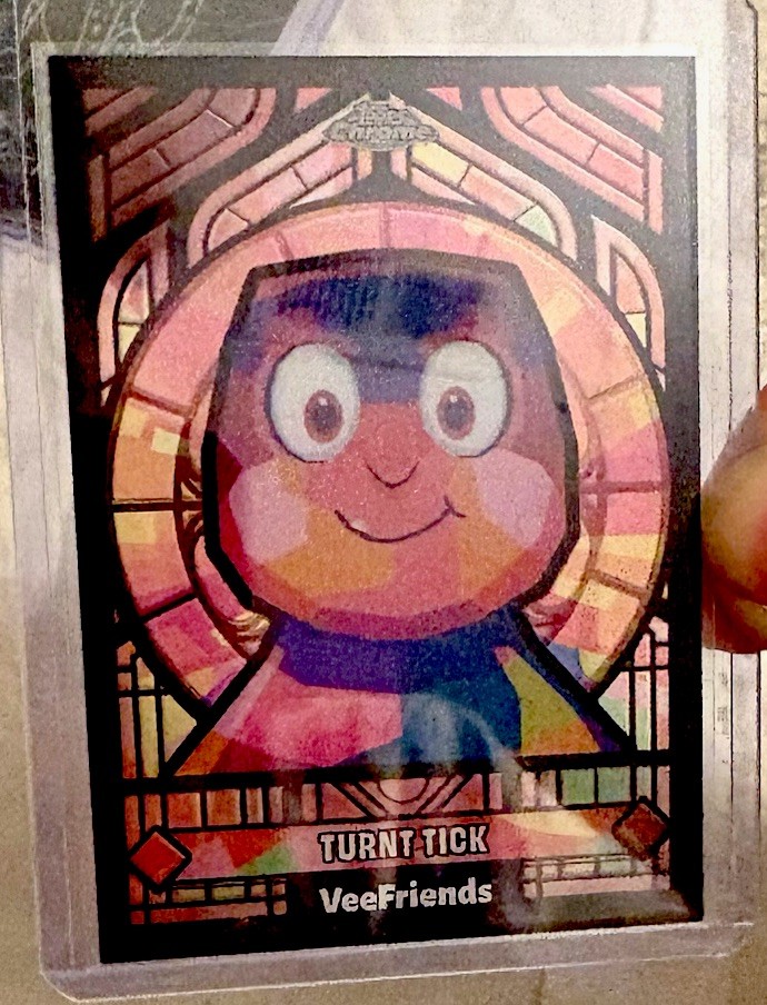 2026 Topps Chrome VeeFriends Turnt Tick I-18 Iconics Card Gary Vee #1 Card