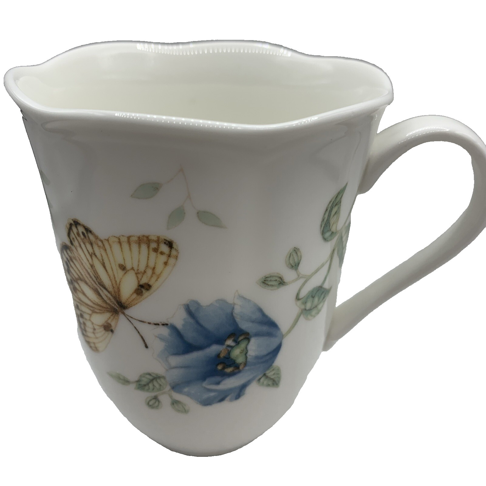 Lenox Fritillary Tea Cup Flower Butterfly Ladybug Honey Bee 12floz Coffee Lenox Fritillary Tea Cup Flower Butterfly Ladybug Honey Bee 12floz Coffee