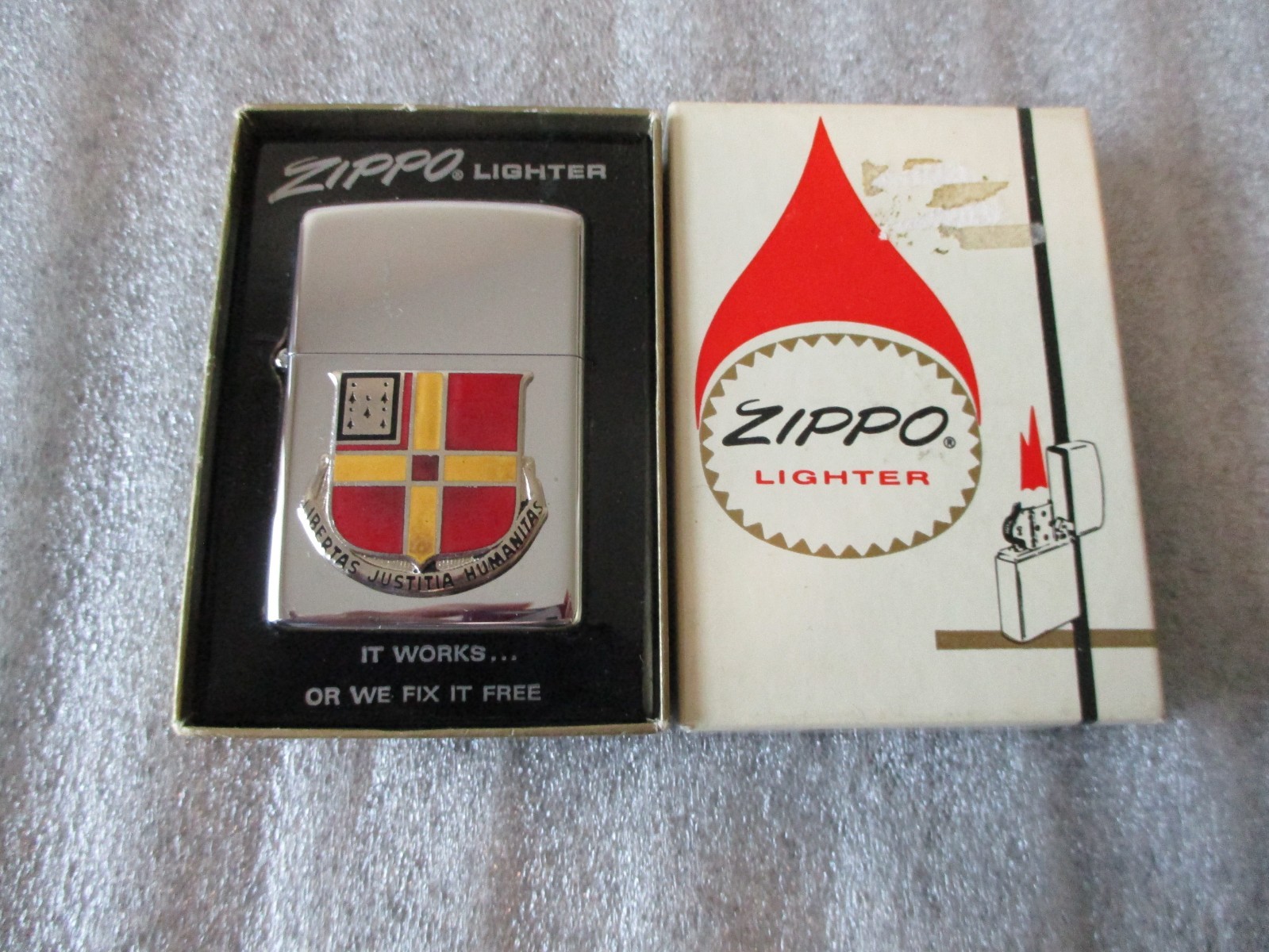 NOS ZIPPO LIGHTER 1973 US ARMY 81st FIELD ARTILLERY REGIMENT w/ORIG BOX NOS ZIPPO LIGHTER 1973 US ARMY 81st FIELD ARTILLERY REGIMENT w/ORIG BOX