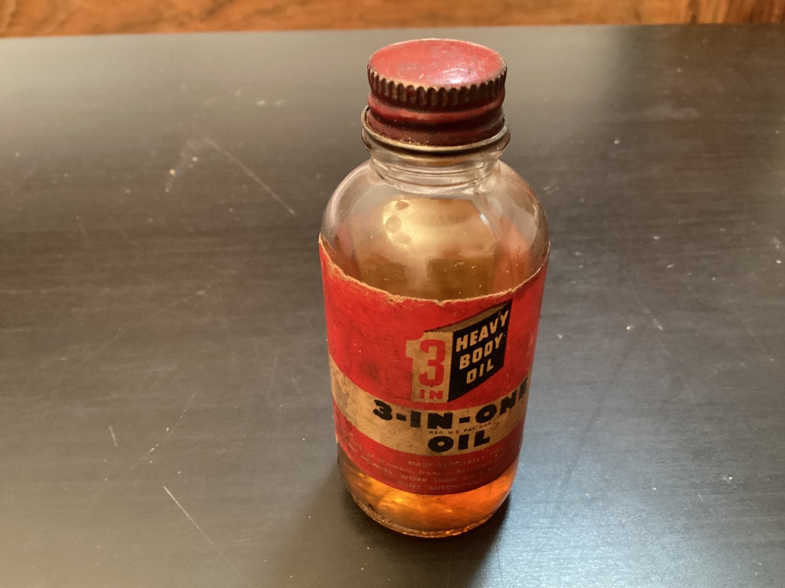 Vintage 3 In One Oil Glass Bottle 2 FL OZ . A.S. Boyle Company USA Used Vintage 3 In One Oil Glass Bottle 2 FL OZ . A.S. Boyle Company USA Used