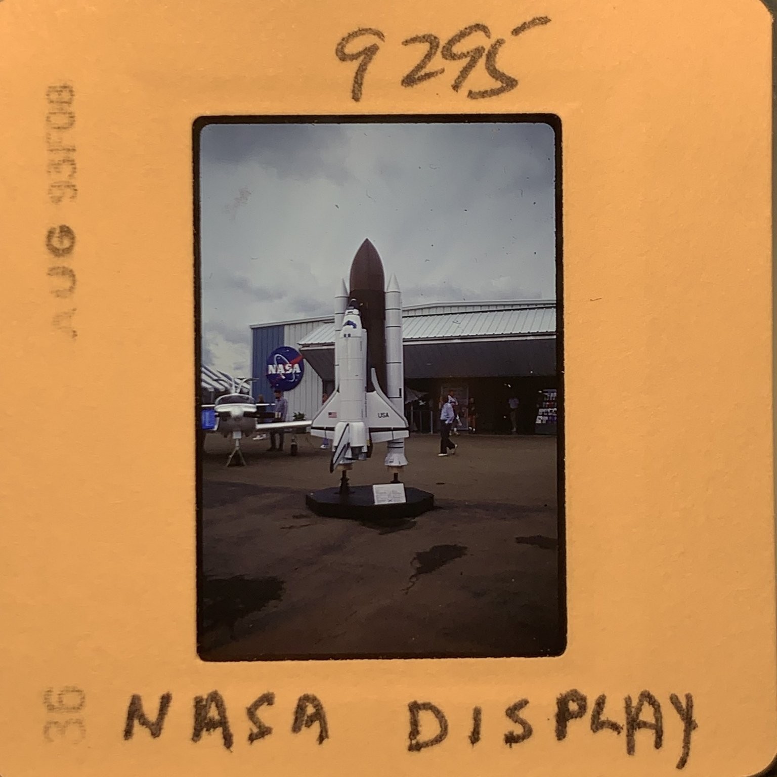 Original 1993 NASA Space Shuttle Model Display 35mm Color Film Slide Vintage Original 1993 NASA Space Shuttle Model Display 35mm Color Film Slide Vintage