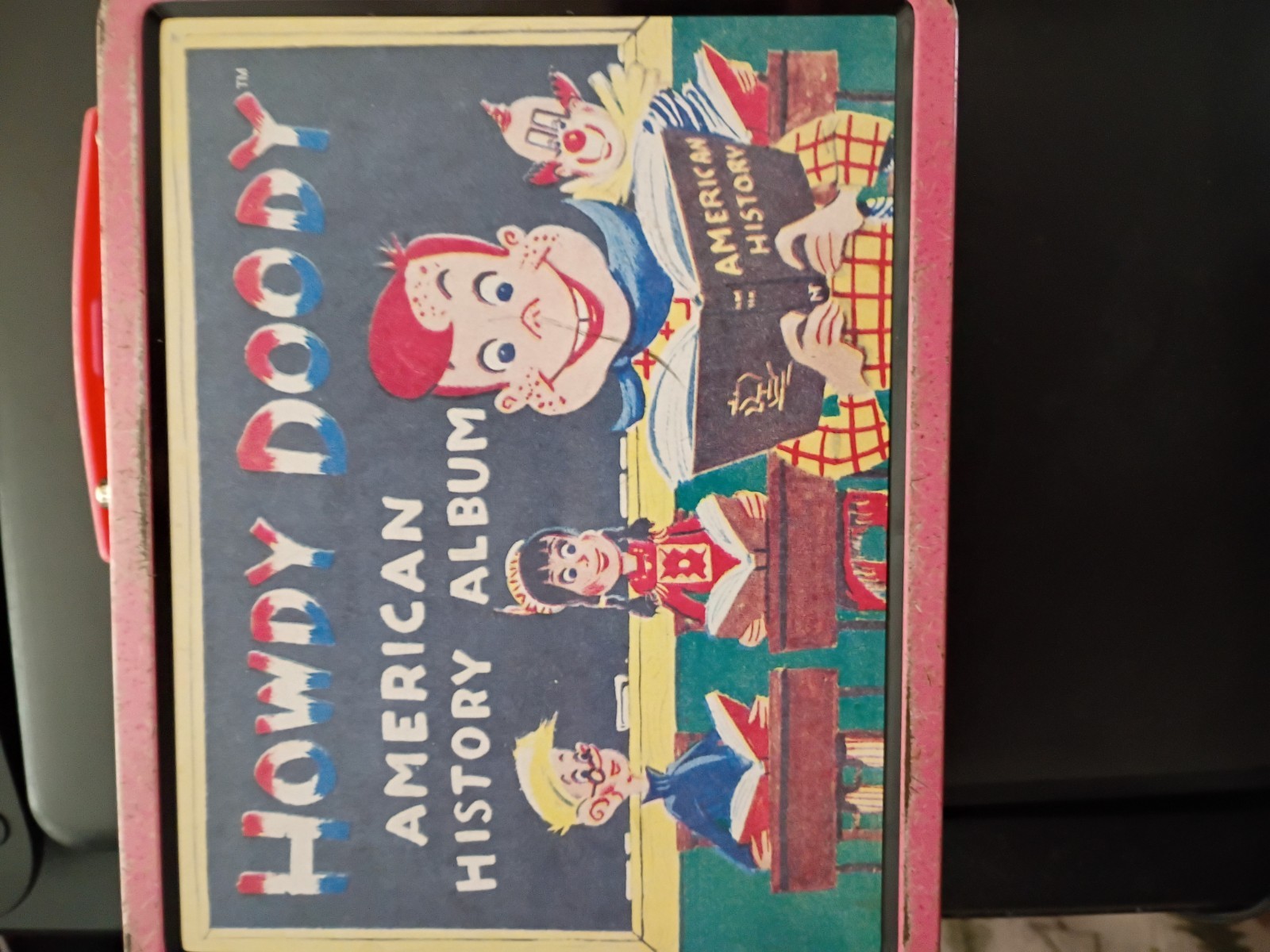 Vintage 1998 Howdy Doody American History Album Tin Lunch Box Vintage 1998 Howdy Doody American History Album Tin Lunch Box