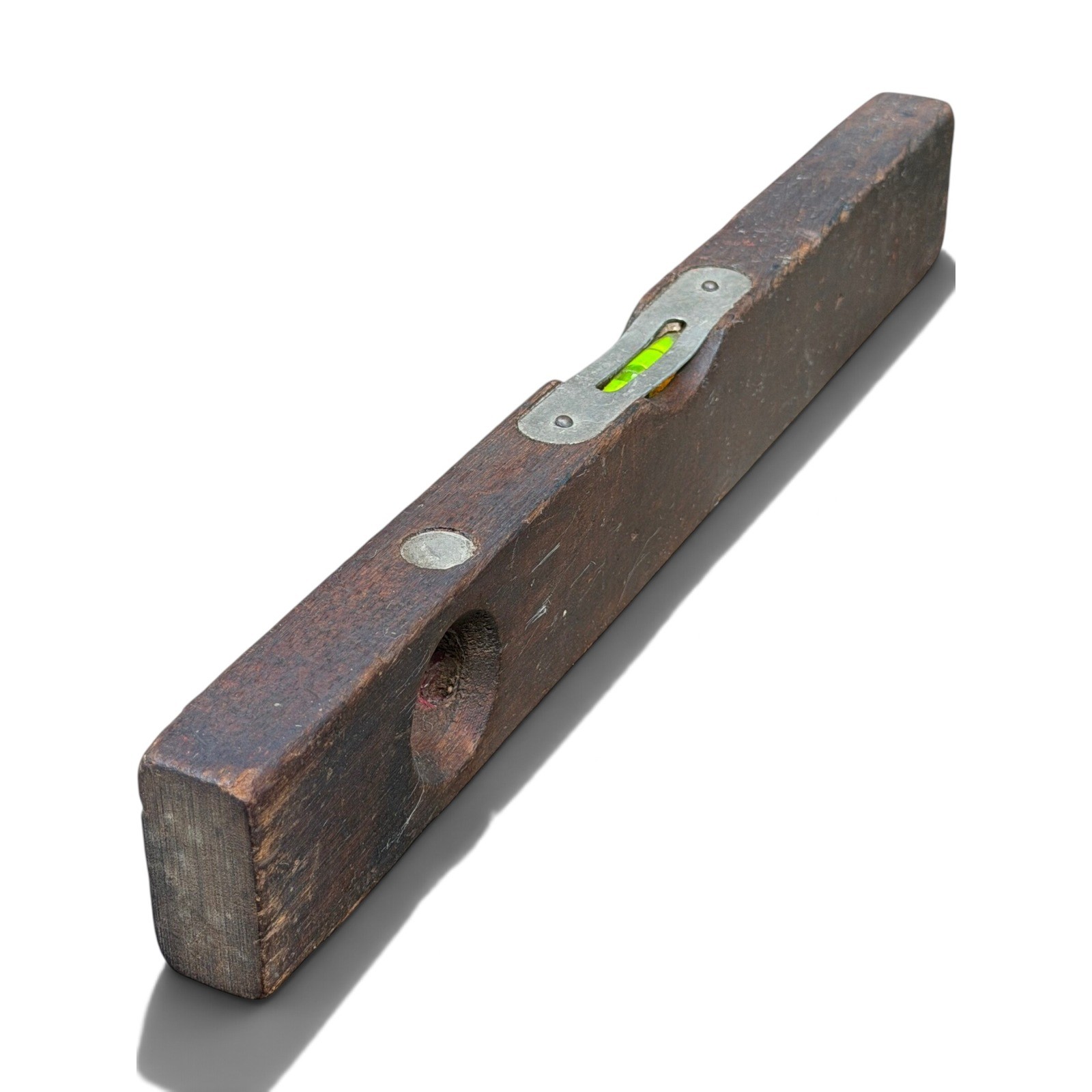 Mayes Brothers Vintage Wood Spirit Level Michigan Made 12In Wear Mayes Brothers Vintage Wood Spirit Level Michigan Made 12In Wear